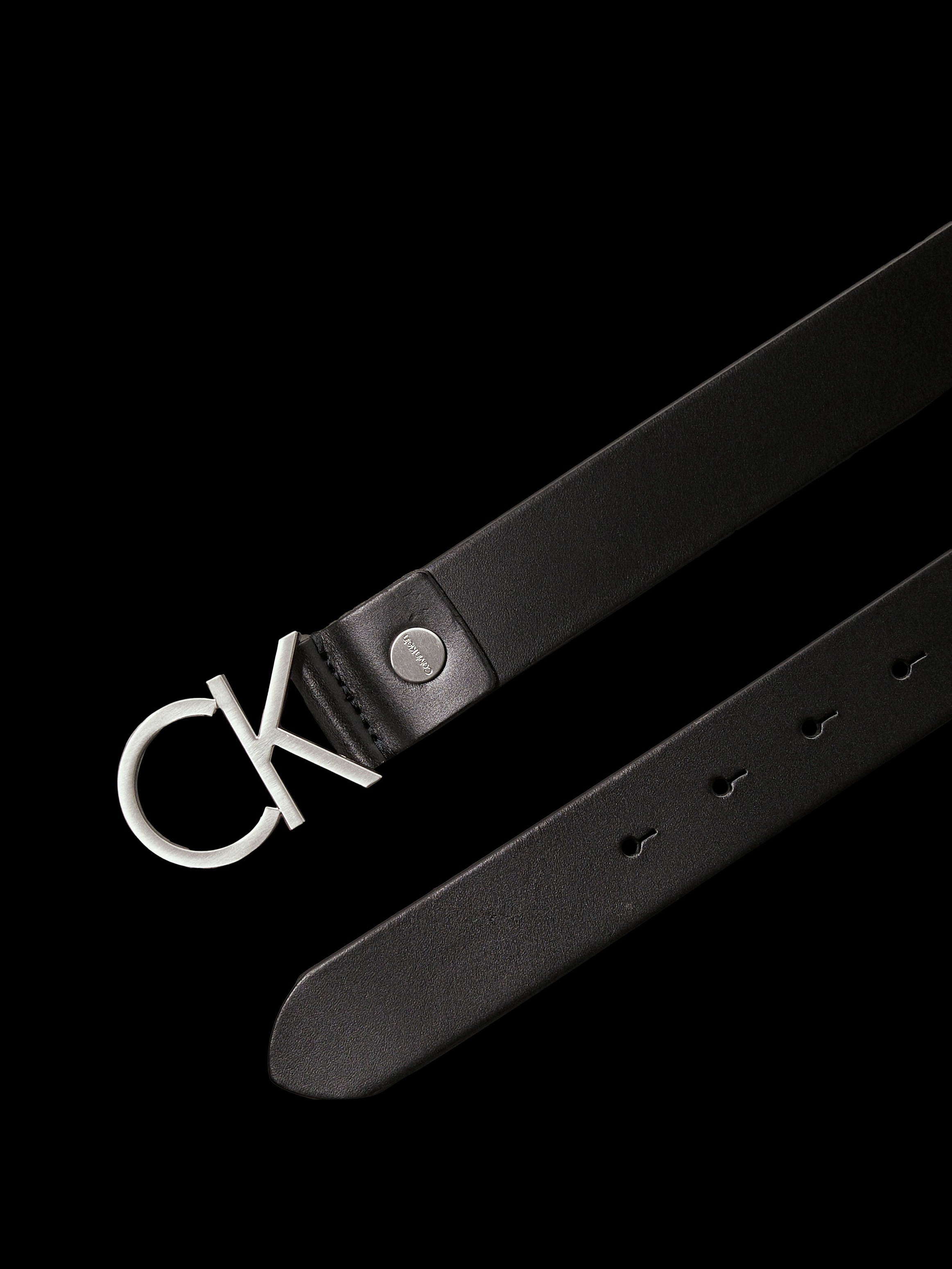 Calvin Klein Ledergürtel »CK ADJ.LOGO BELT 3.5CM«