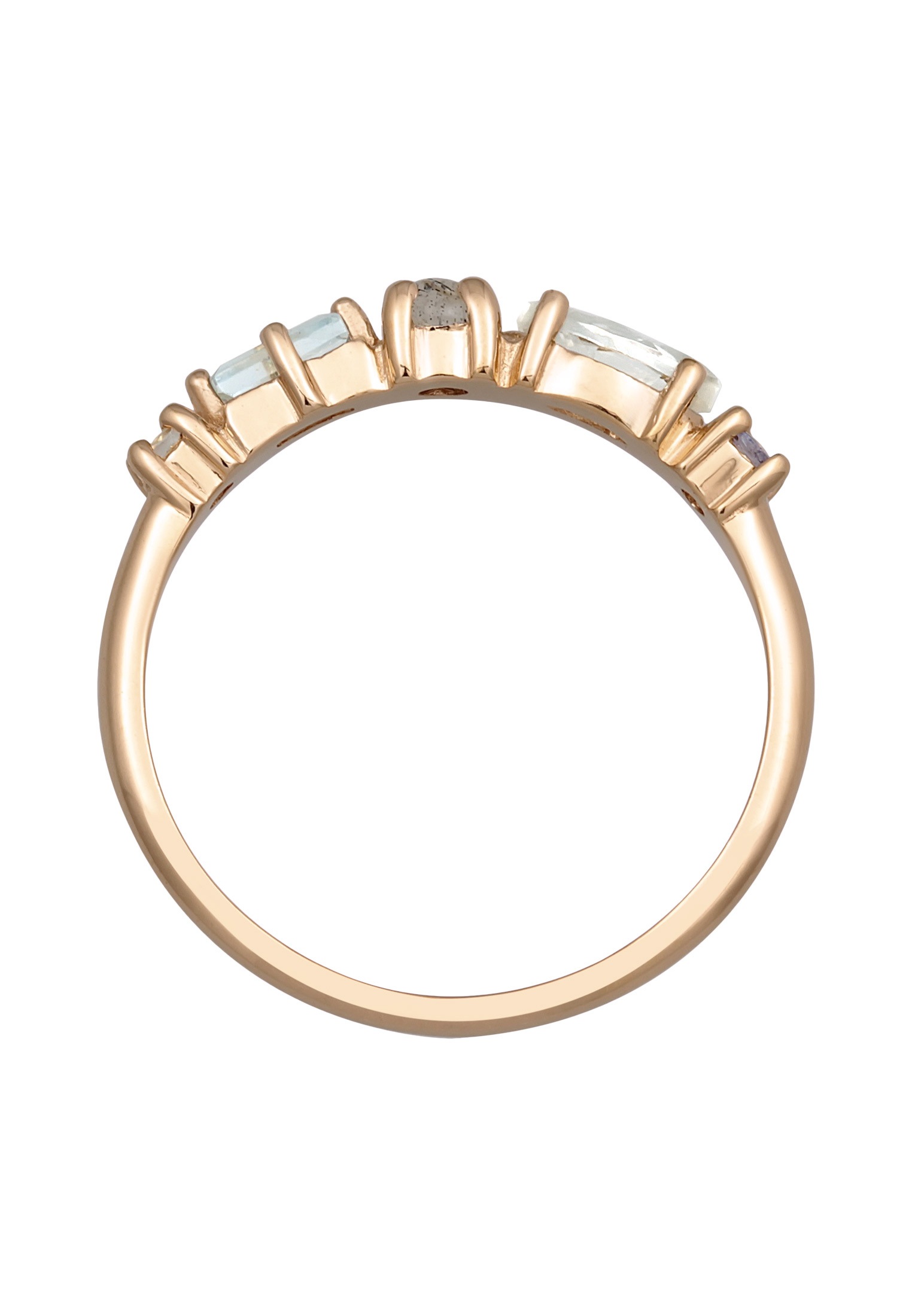 Elli Premium Silberring »Ring Memoire Edelstein Ring 925 Silber«