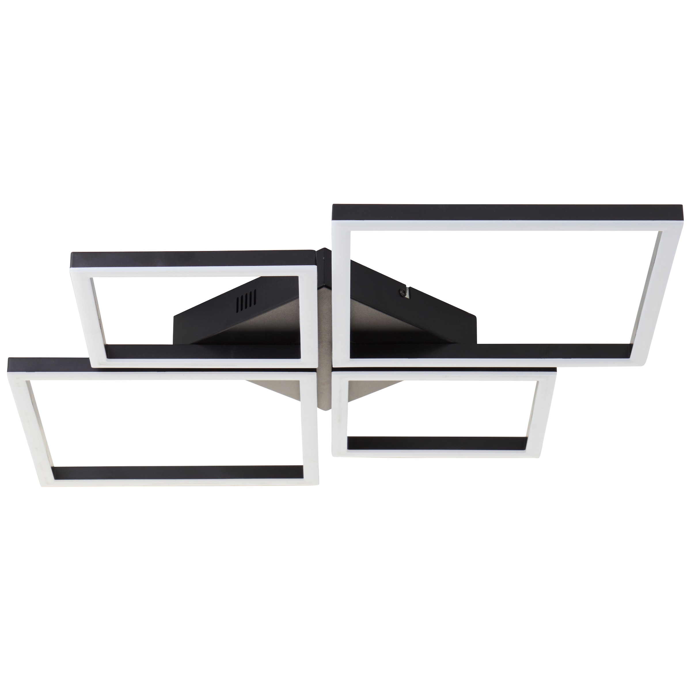 Brilliant LED Deckenleuchte »Tabea« LED-Modul 1 Stk. warmweiß - kaltweiß 58 x 80 cm, 3500lm, 3000-6500K, dimmbar, CCT, schwarz