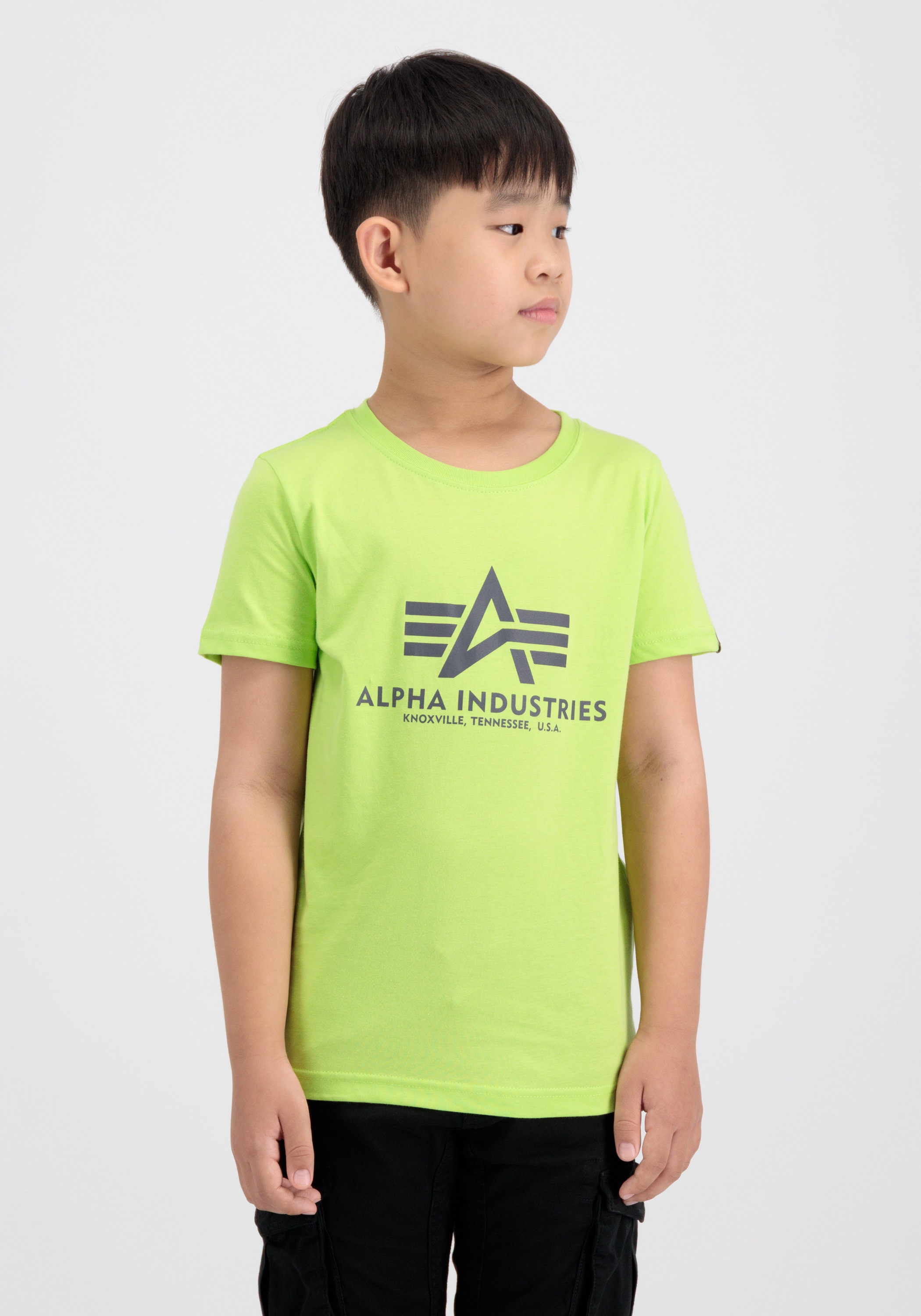 Alpha Industries T-Shirt »Alpha Industries Kids - T-Shirts Basic T-Shirt BL K«