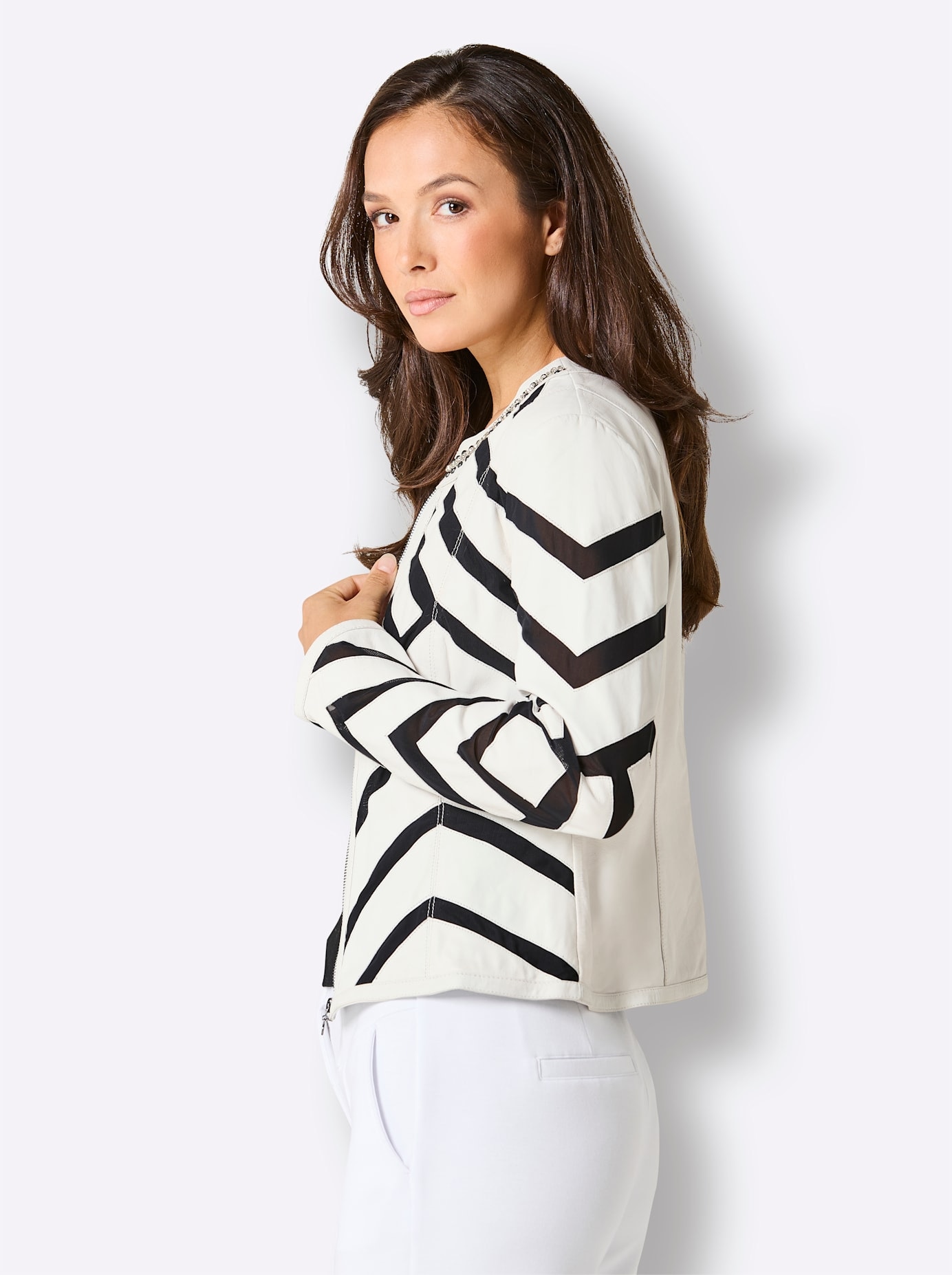 Mainpol Lederblazer »Lammnappa-Lederblazer«