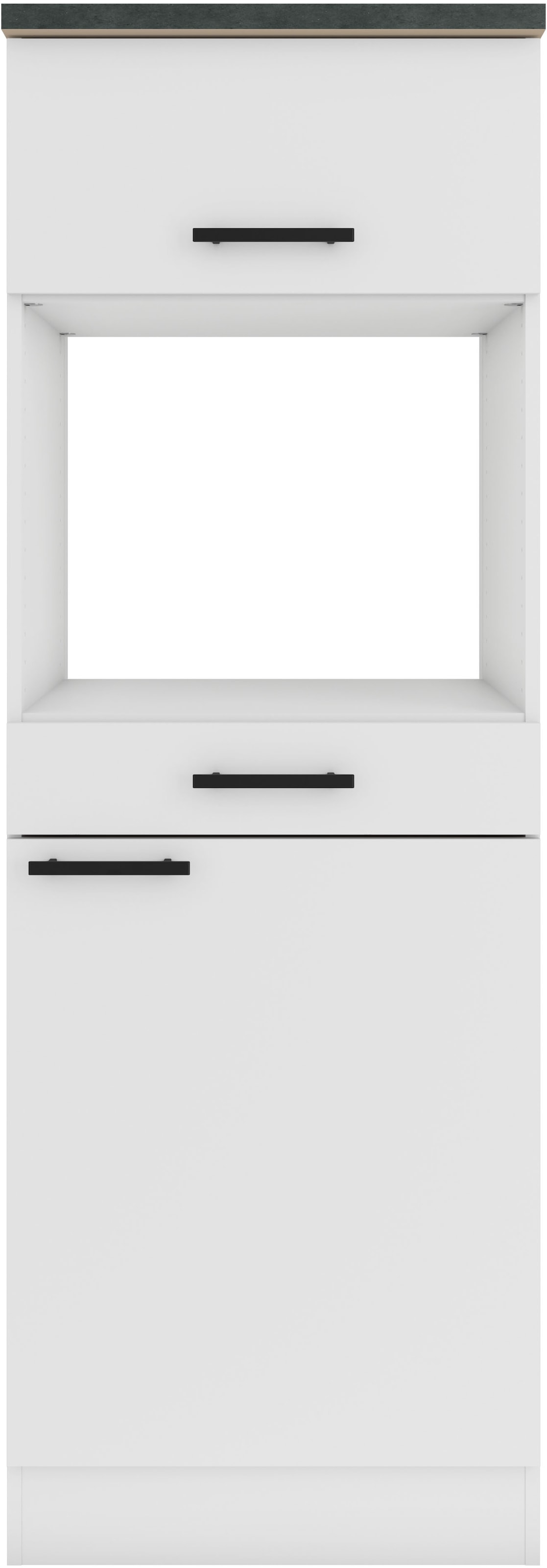 OPTIFIT Mikrowellenumbauschrank »Palma«, Breite 60 cm, Nischenmaß für Mikrowelle B/T/H 56,7/55,5/44,8 cm