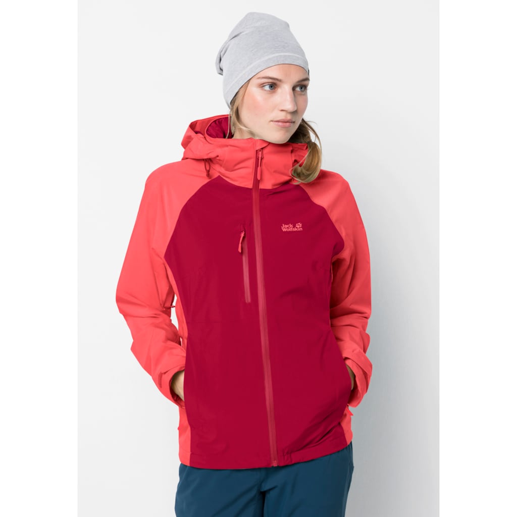 Jack Wolfskin Funktionsjacke »MOUNT EMIN JKT W«, mit Kapuze