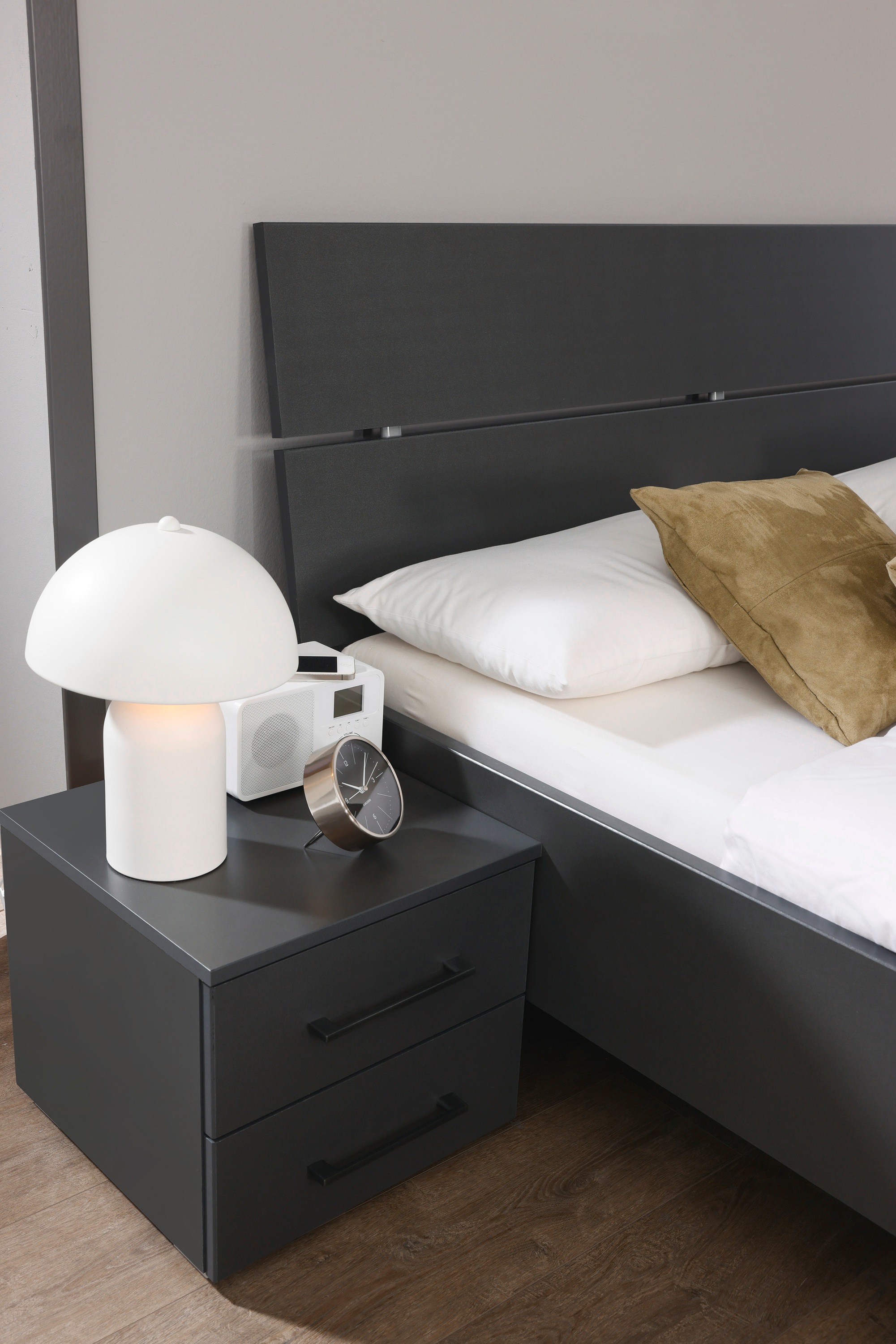 INOSIGN BY RAUCH Schlafzimmer-Set »Komplettschlafzimmer Schlafzimmer Challenger (Set 4-teilig)«, Schrank 2 Breiten, Bett 3 Breiten, 2 Nachttische MADE IN GERMANY