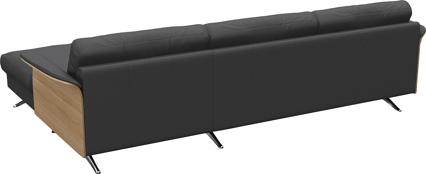 FLEXLUX Ecksofa »Glow bequem und komfortabel durch hochwertigen Sitzaufbau, L-Form«, Modernes skandinavisches Design