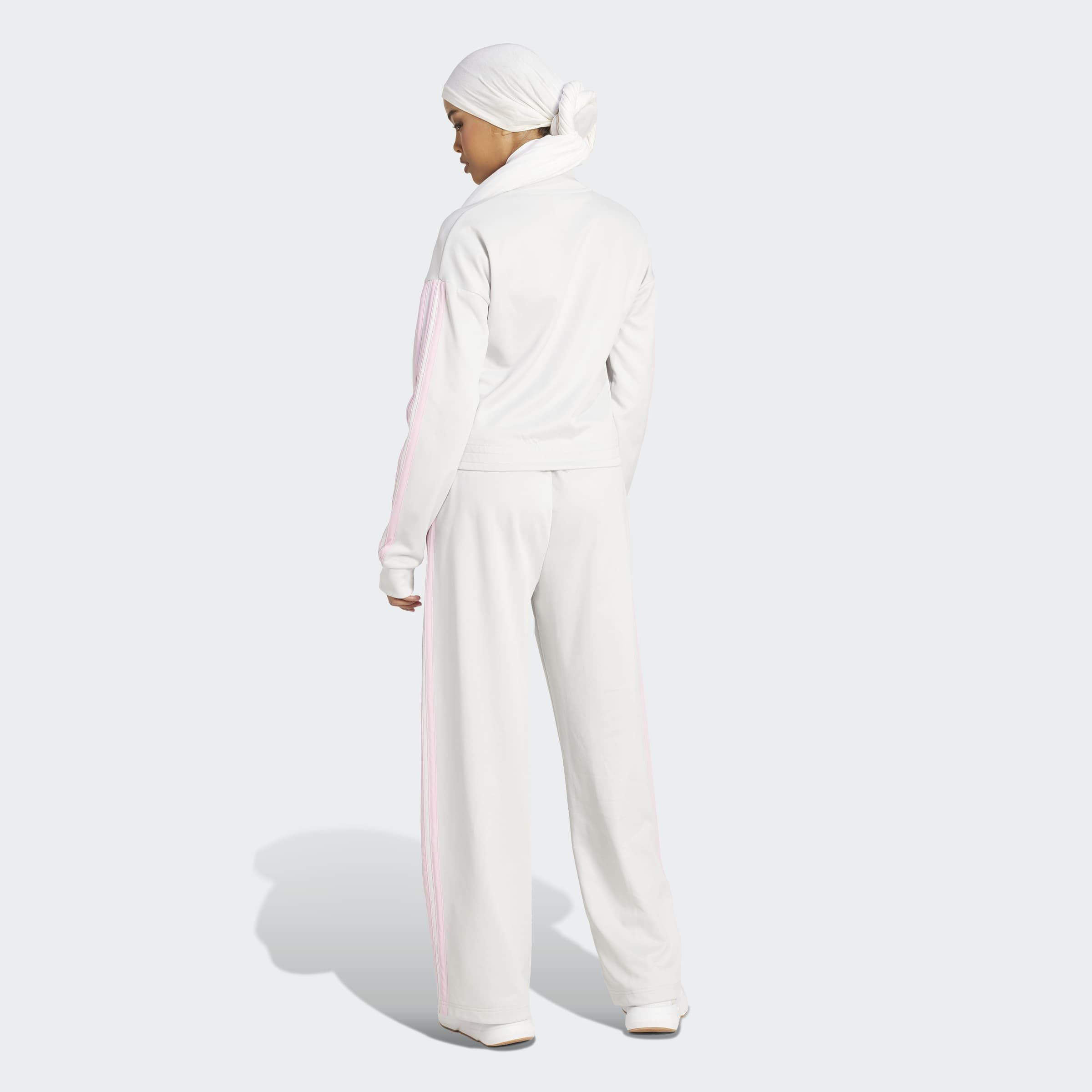 adidas Sportswear Trainingsanzug »W TEAMSPORT TS« 2 Stk. Jacke schmal geschnitten; Hose regulär geschnitten, hoher Bund