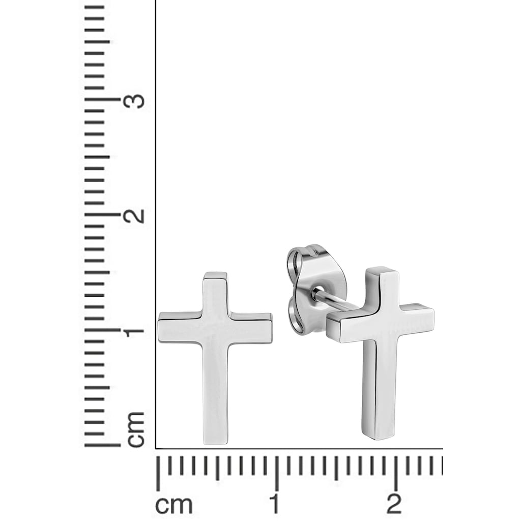 Firetti Paar Ohrstecker »Schmuck Geschenk Ohrschmuck Kreuz«