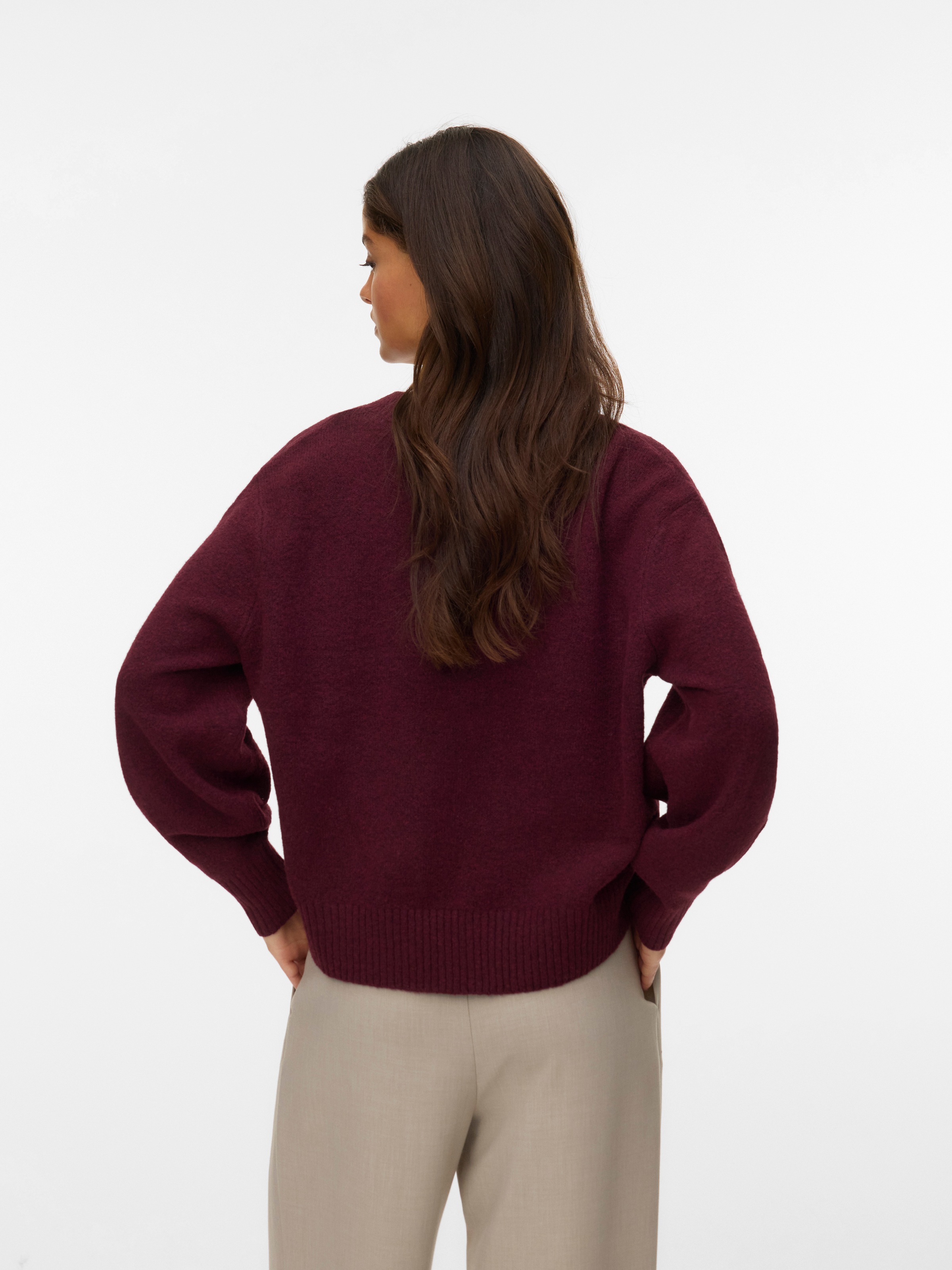Vero Moda V-Ausschnitt-Pullover »VMBOOM LS V-NECK PULLOVER NOOS«