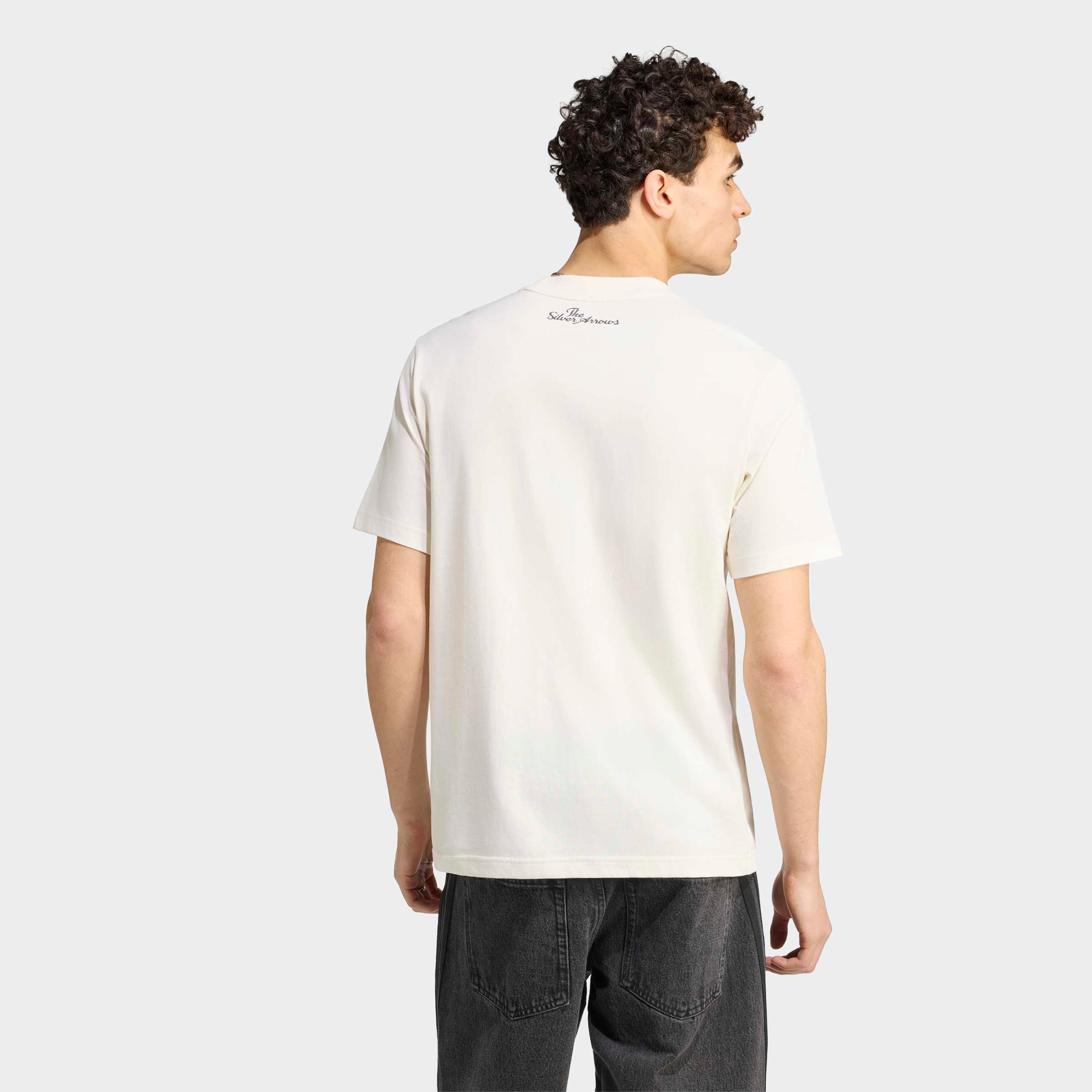adidas Performance T-Shirt »MERCEDES-AMG PETRONAS FORMULA 1 TEAM SILVER ARROWS 1955, GRAFIK« für Erwachsene, mit Rundhalsausschnitt, ohne Verschluss, aus Baumwolle