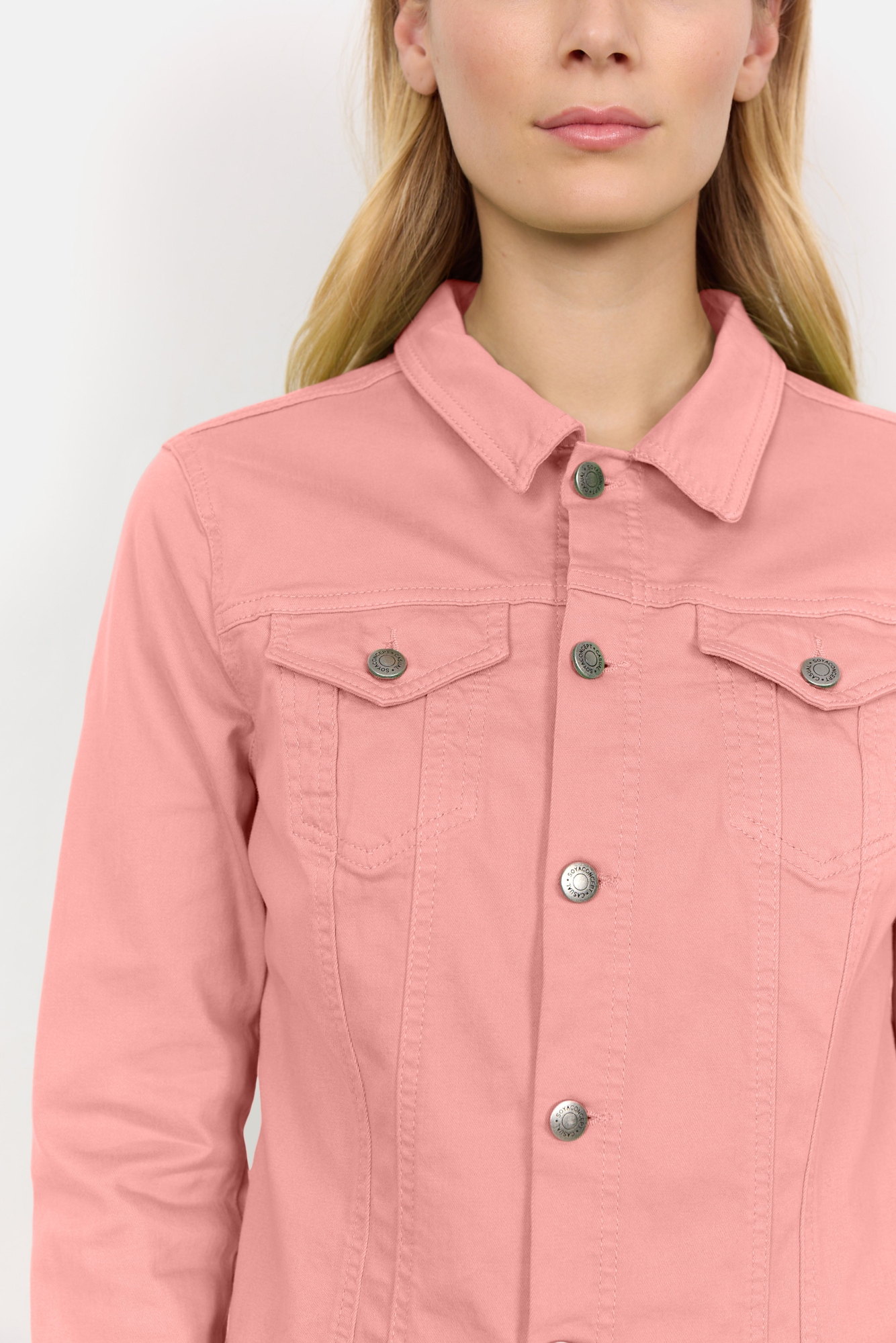 soyaconcept Jeansblazer »SC-ERNA 2«, Jeansjacke in taillierter Form und schönen Farben