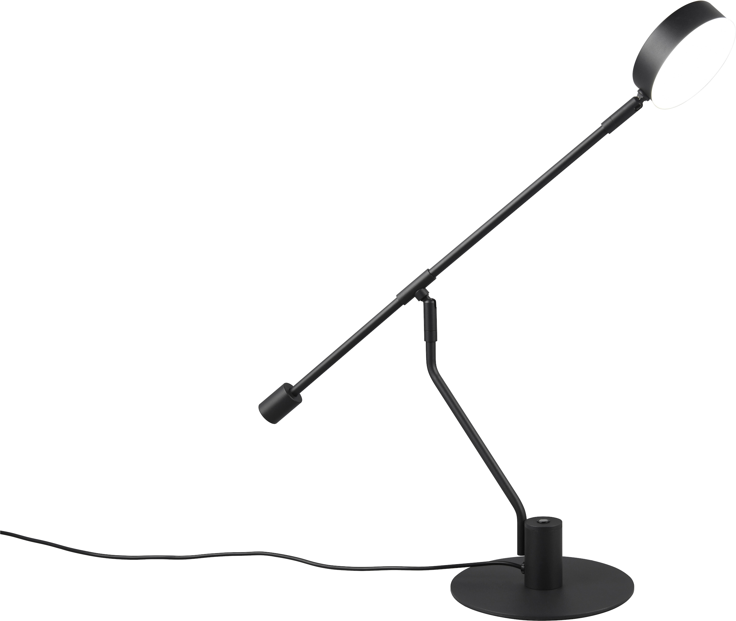 TRIO Leuchten LED Schreibtischlampe »MANDURO, LED Tischleuchte Leseleuchte 6W 560 Lumen CCT dimmbar« LED-Board 1 Stk. Farbwechsler 2700-6500K warmweiß bis kaltweiß und per Touch stufenlos dimmbar
