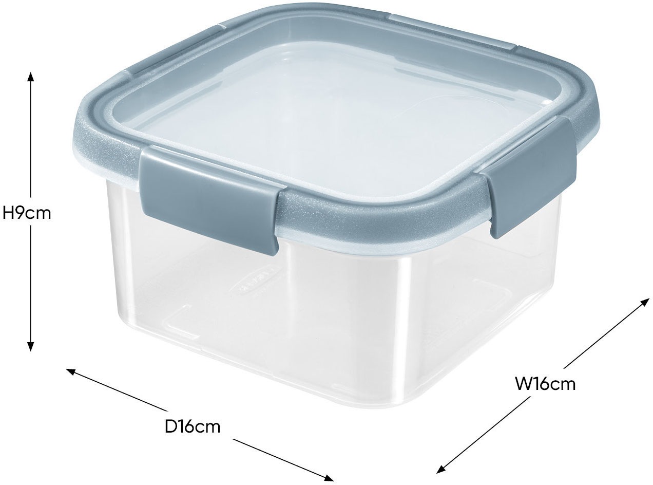 Curver Frischhaltedose »SMART FRESH ECO«, (4 tlg.), 100% Recyclingmaterial, 0,9L; 1L; 1,1L; 1,2L