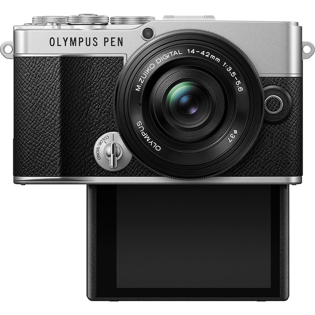 Olympus Systemkamera »E‑P7«, M. Zuiko Digital ED 14-42mm F3.5-5.6 EZ  Pancake, 20,3 MP, 3 fachx opt. Zoom, WLAN-Bluetooth bei