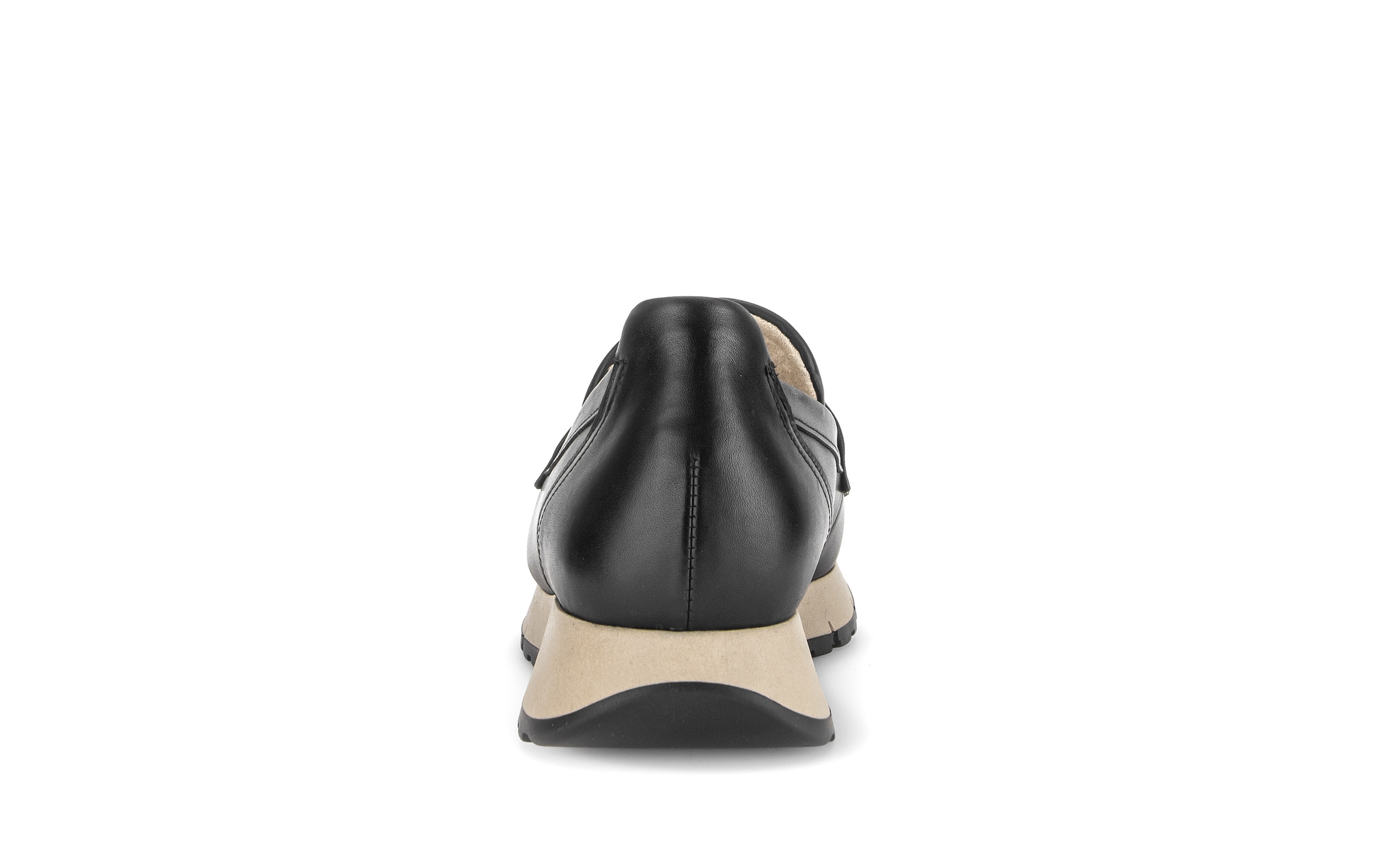 Gabor Slip-On Sneaker  Keilabsatz, Slipper mit modischem Zierriegel, G-Weite (=weit)