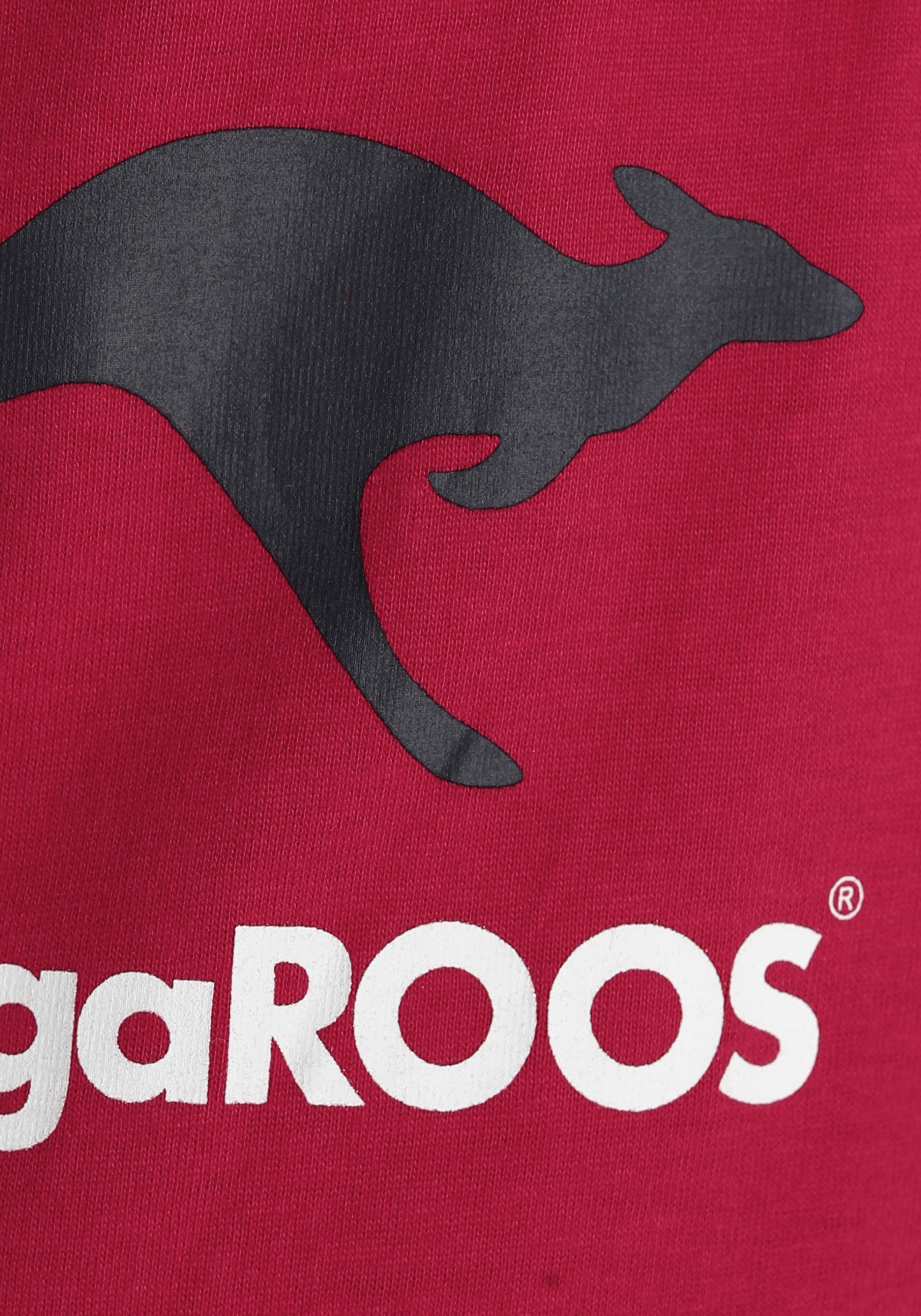 Logo« KangaROOS ♕ »Basic bei Langarmshirt