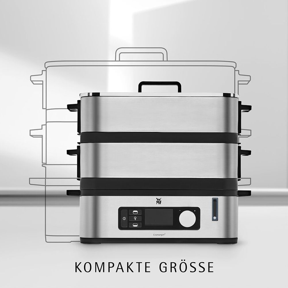 WMF Dampfgarer »KÜCHENminis® Vitalis E« 900 W ideal für den Single Haushalt