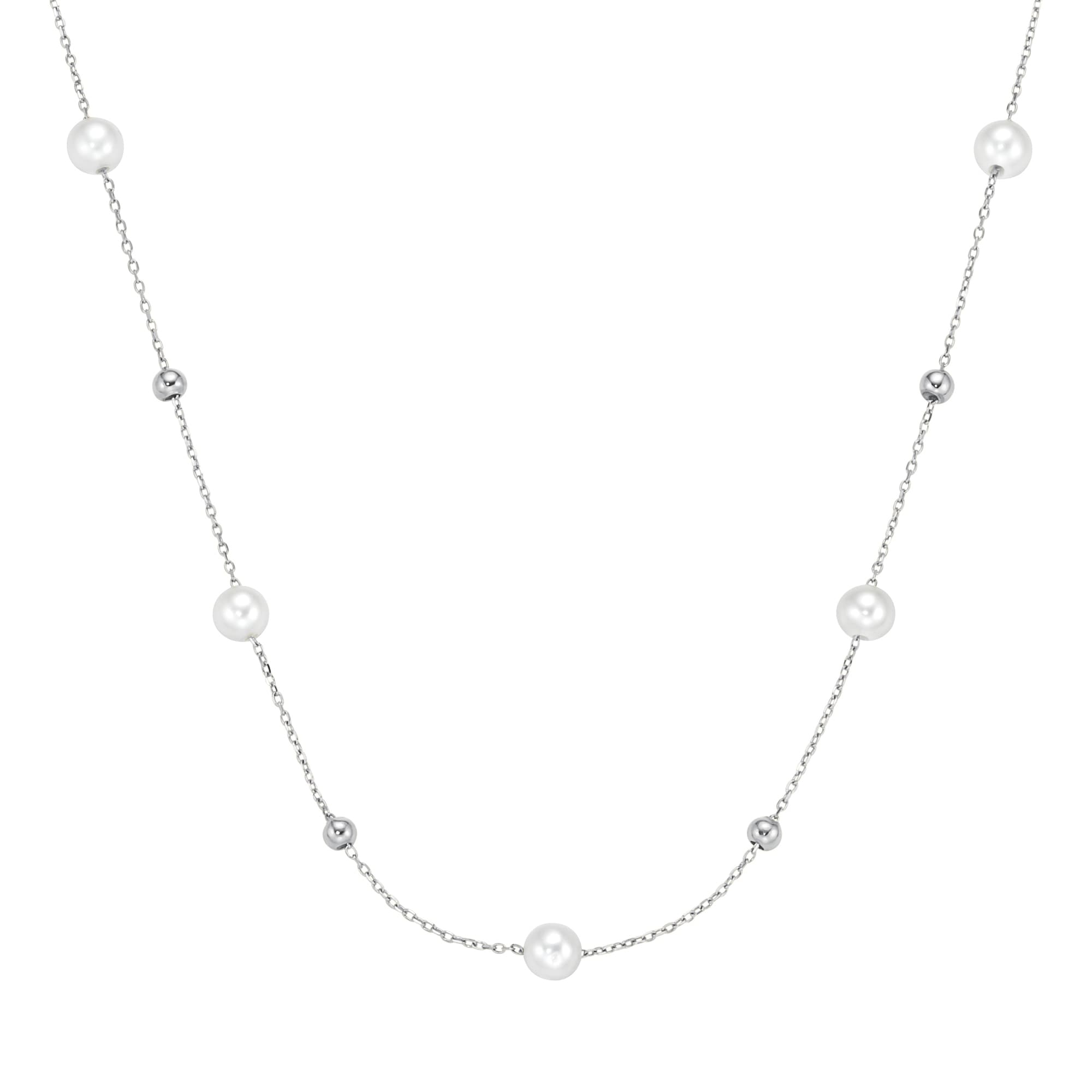 GIORGIO MARTELLO MILANO Collier »Collier mit Süßwasser-Perlen, Silber 925«
