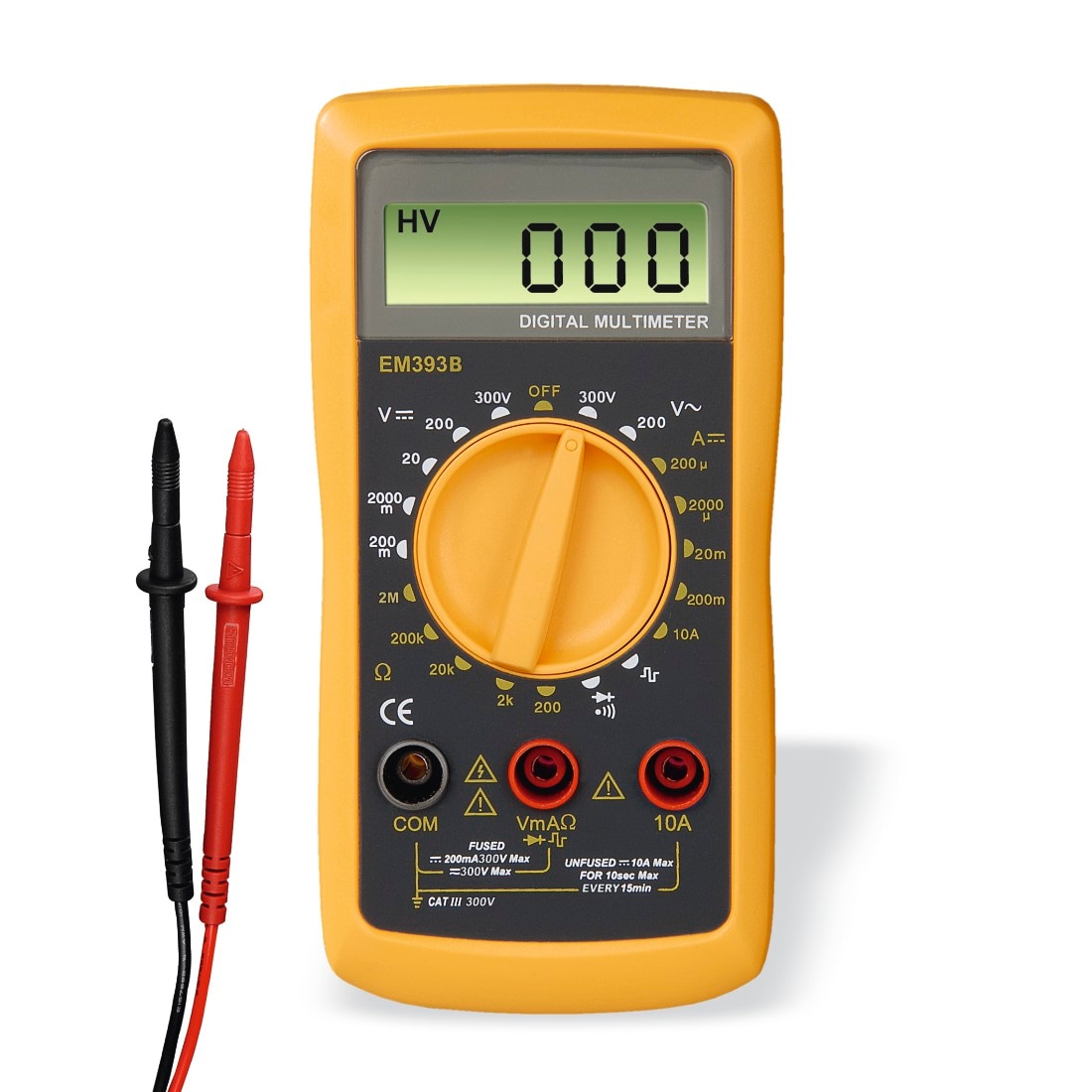 Hama Multimeter »Digitalmultimeter zum Messen von Spannung, Strom und Widerstand, 300V«