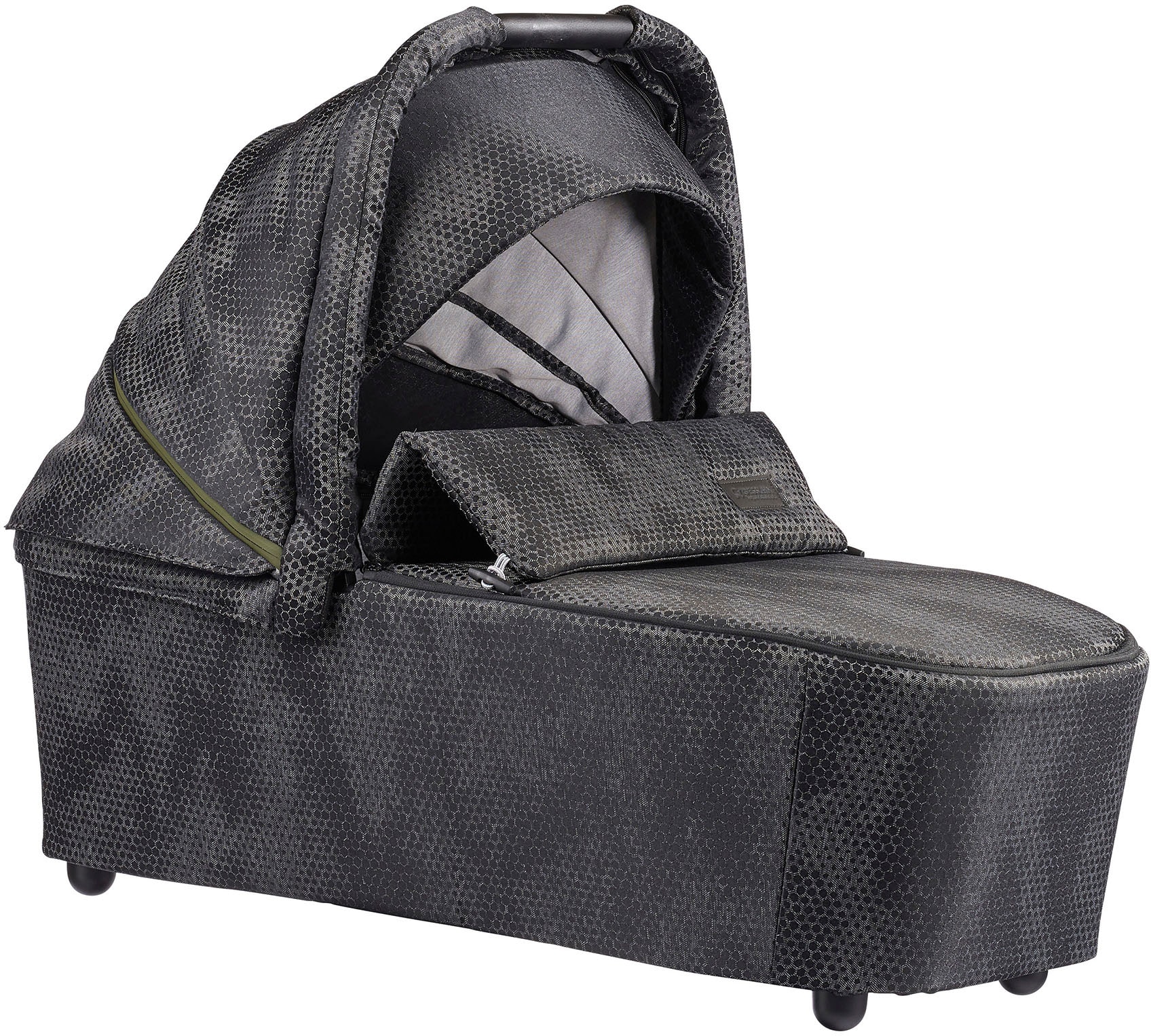 Gesslein Kombi-Kinderwagen »FX4 Soft+ mit Aufsatz Classic schwarz/schwarz, schwarzgrau«, mit Babywanne Cx3 und Babyschalenadapter