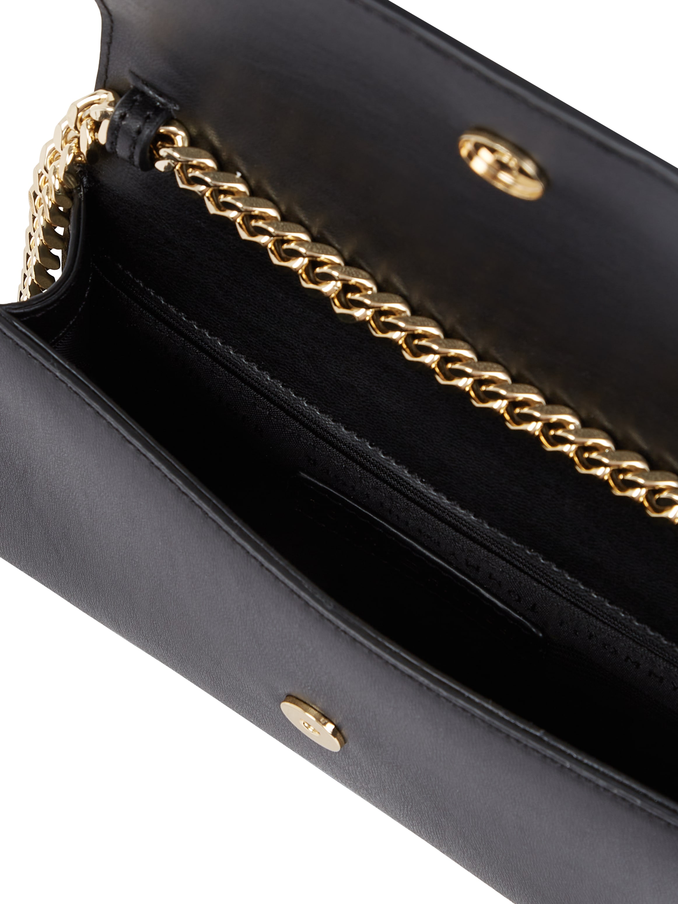 Tommy Hilfiger Umhängetasche »TH HERITAGE MINI CROSSOVER CHAIN«, Abendtasche, Mini Bag, Schultertasche mit goldfarbenen Details