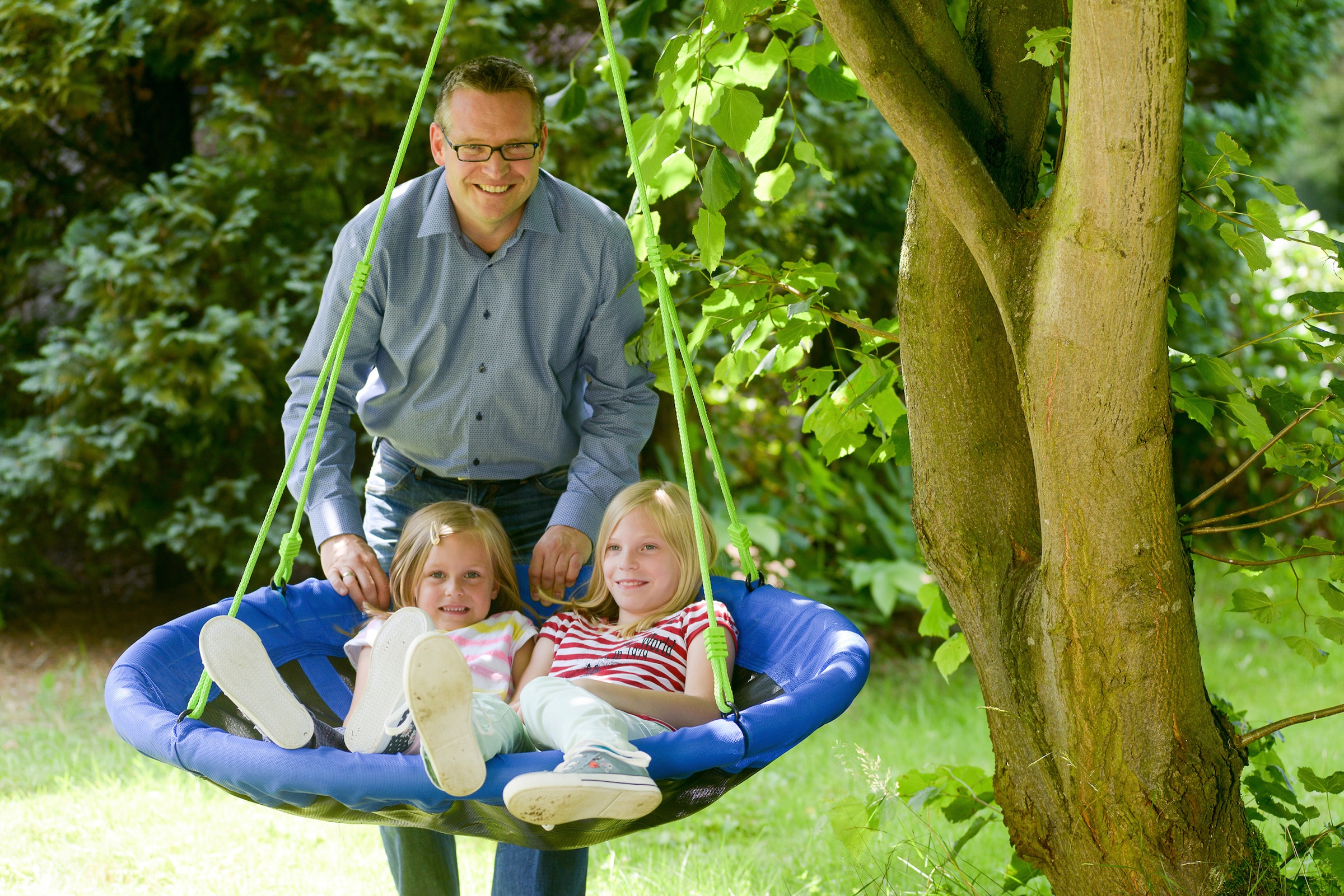 Best Sporting Nestschaukel-Sitz »blau/schwarz 110 cm«, Gartenschaukel bei