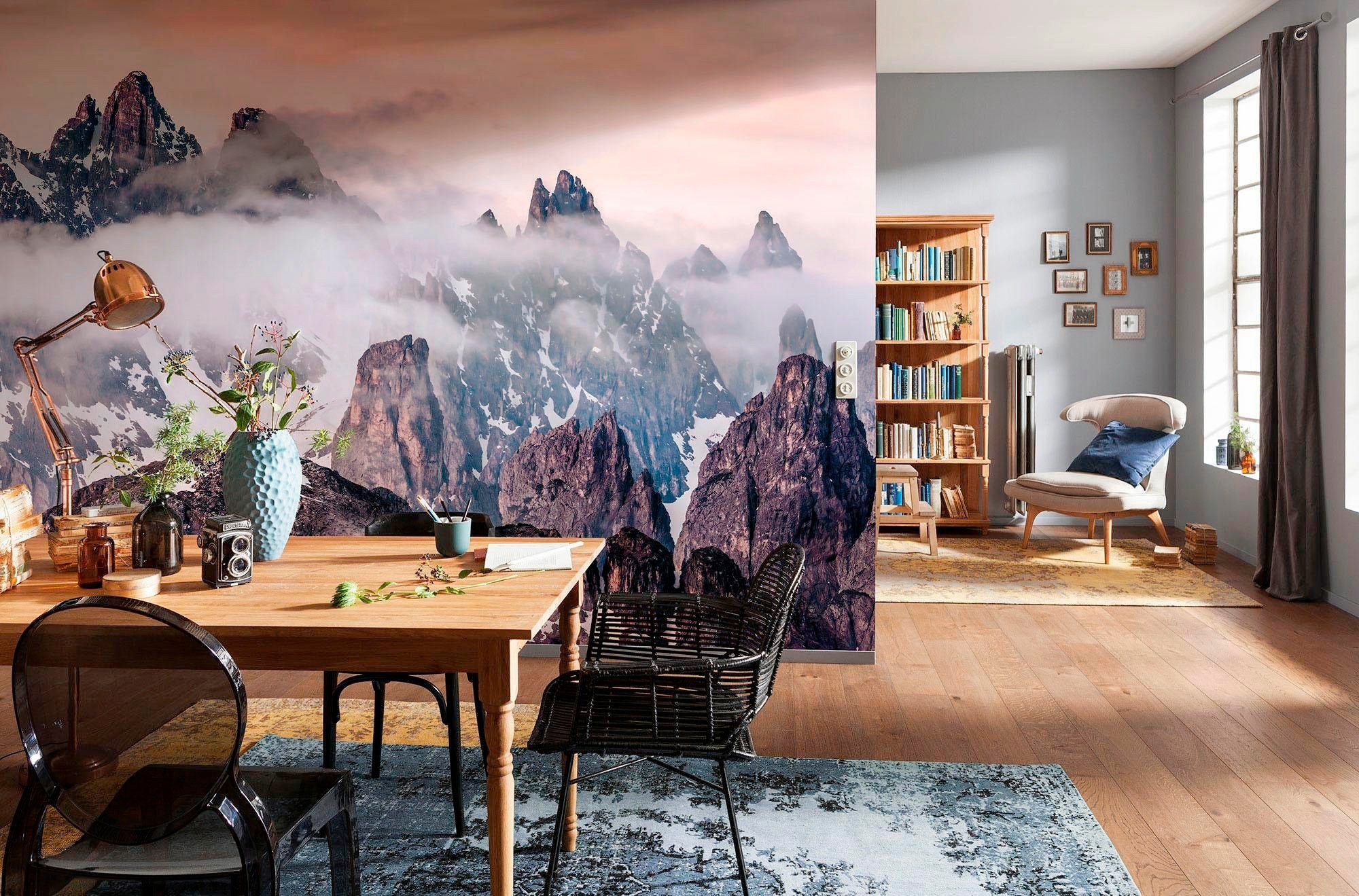 Komar Vliestapete »Digitaldruck Vlies - The Fortress - Größe 400 x 250 cm«, bedruckt, Wohnzimmer, Schlafzimmer