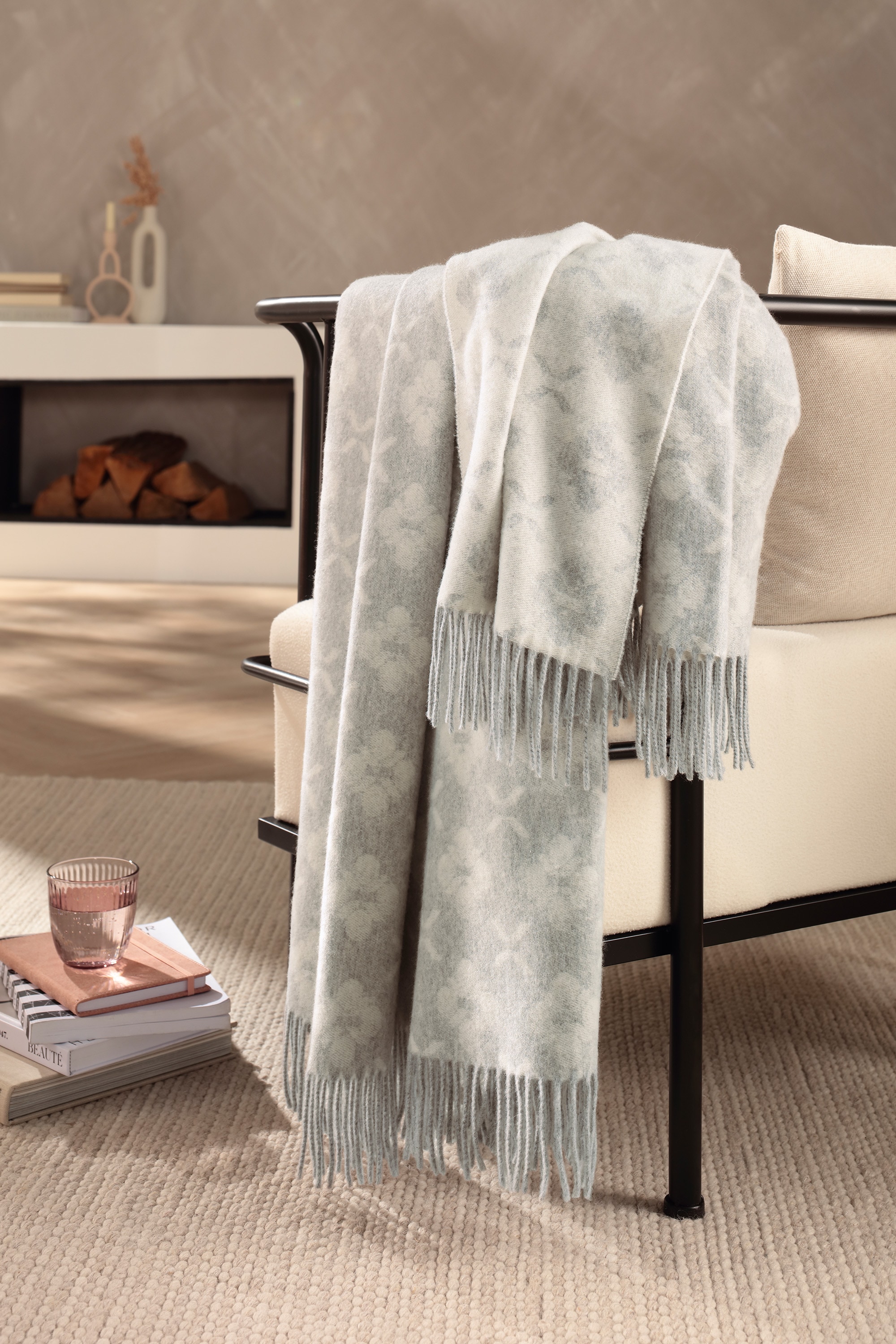 Biederlack Wohndecke »Plaid Primo« Kaschmir-Wolle-Mix