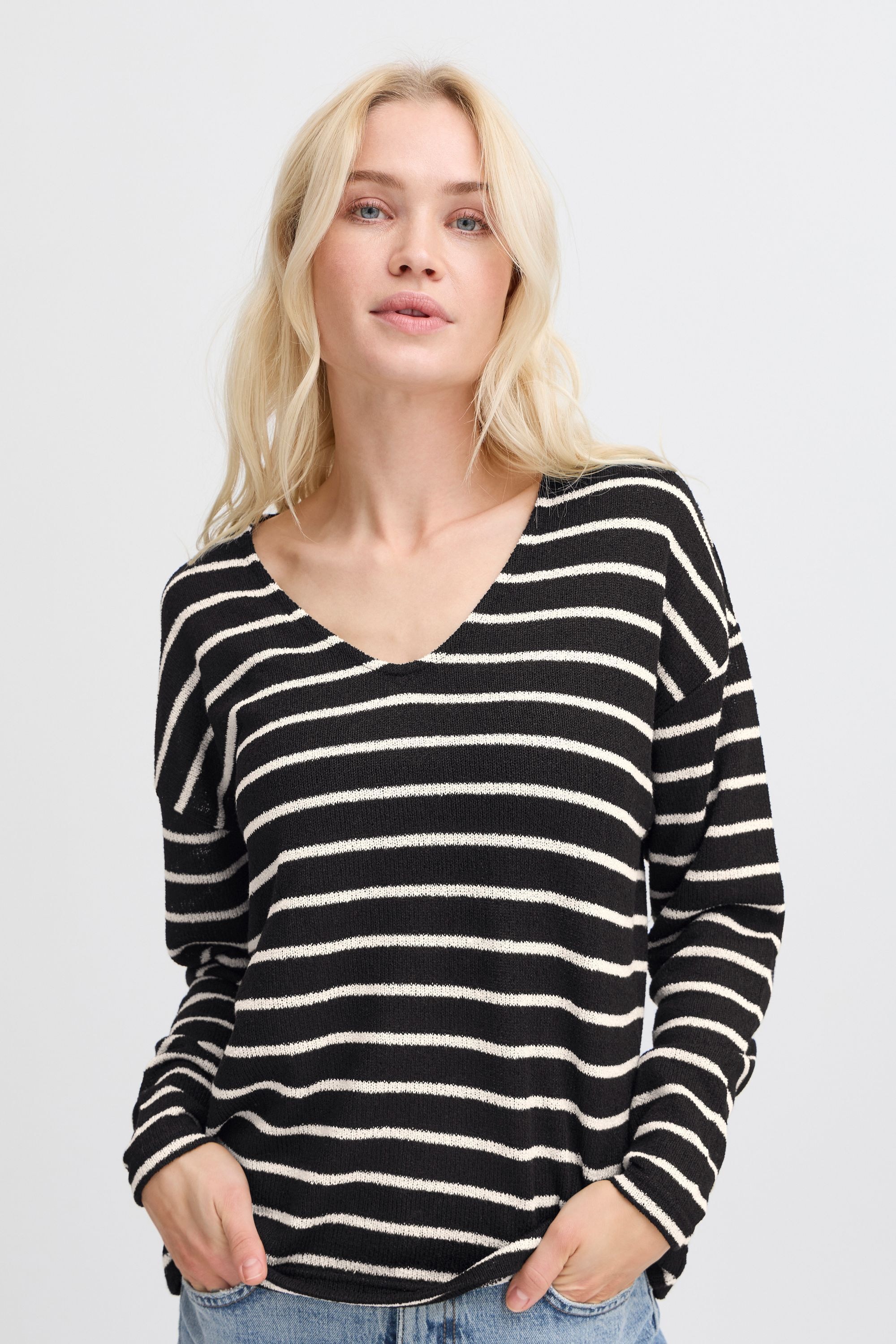 b.young Longpullover »Sweatshirt BYSIF STRIPE«
