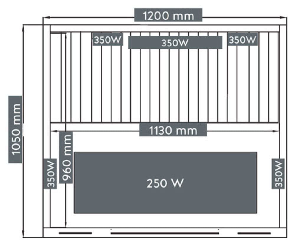 Sanotechnik Infrarotkabine »SAFIR«, für 2 Personen