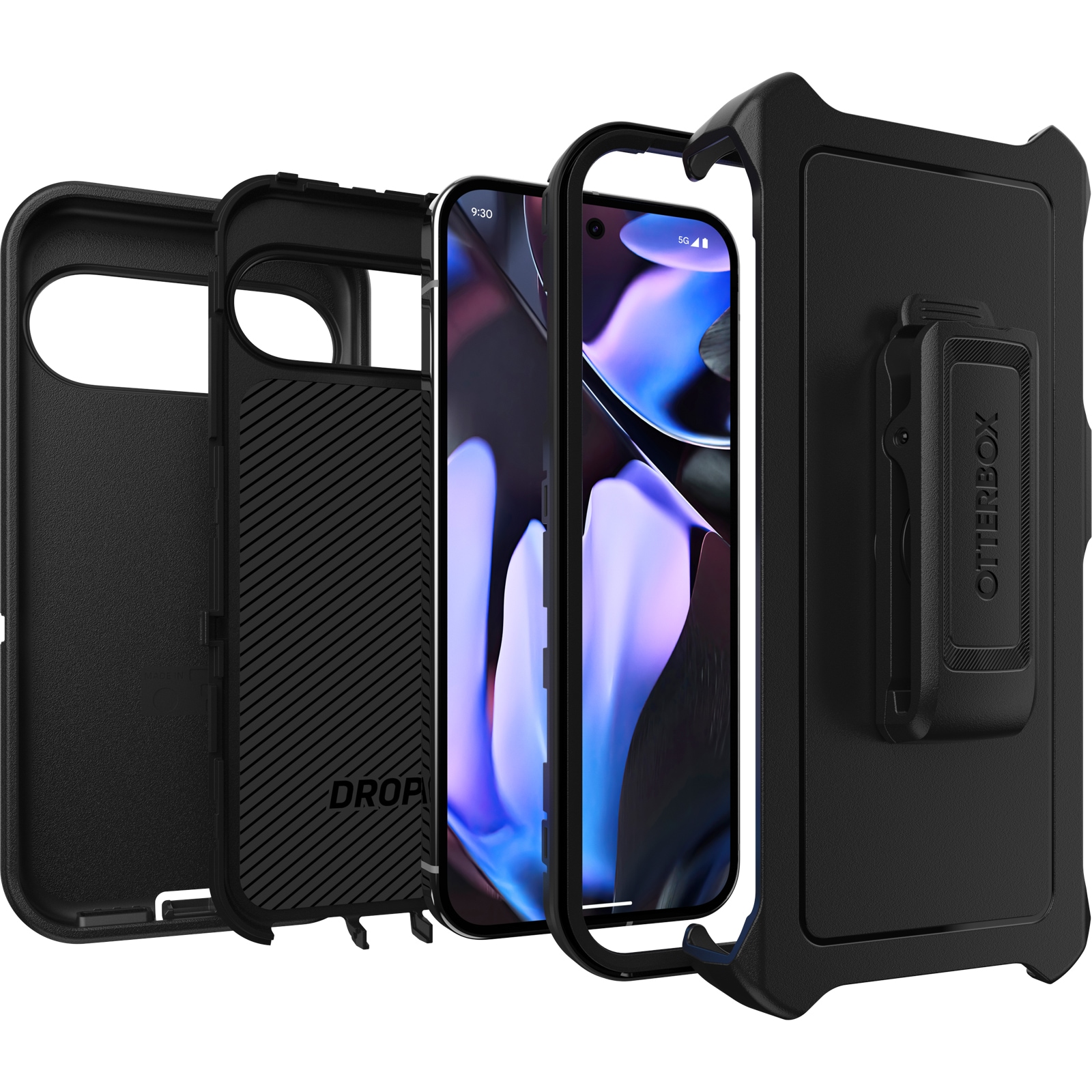 Otterbox Handyhülle »Defender für Google Pixel 9 Pro XL« Backcover, Schutzhülle, Handyschutzhülle, Case, Schutzcase, stoßfest