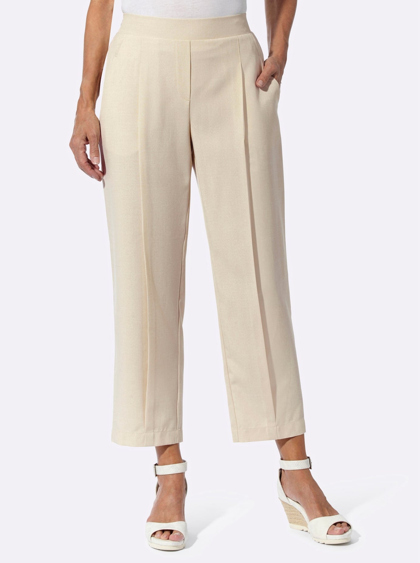 Classic Basics Bundfaltenhose