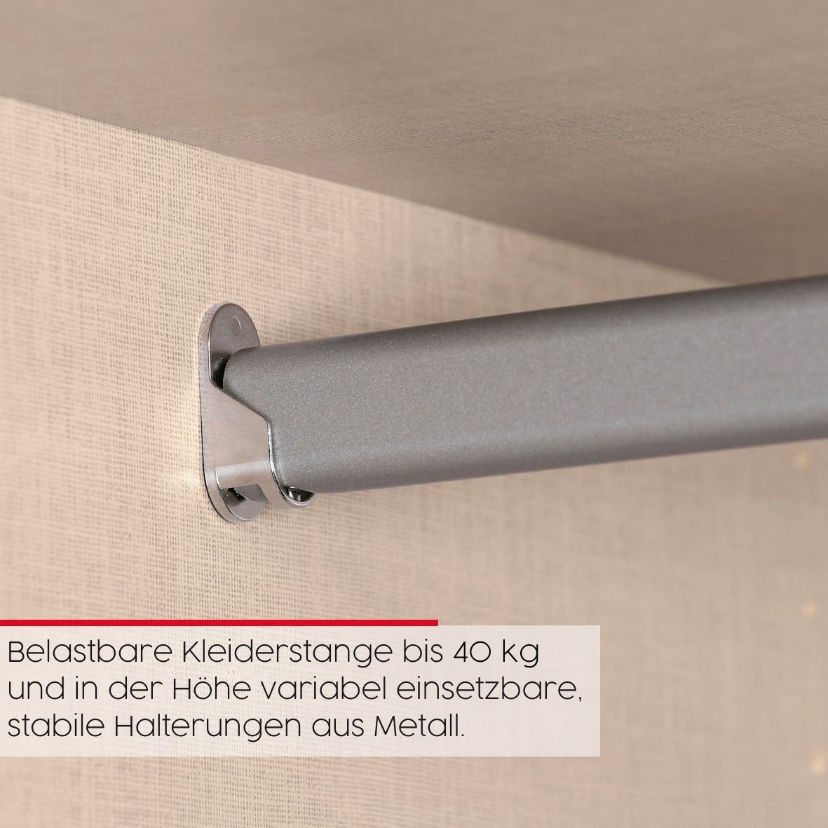 rauch Kleiderschrank »Drehtürenschrank Schrank Garderobe Wäscheschrank KONA« Breiten 251/301 cm, Höhe 223 cm, Tiefe 61 cm,  Glasauflage, Massivholz-Absetzung, SOFT-CLOSE-FUNKTION MADE IN GERMANY