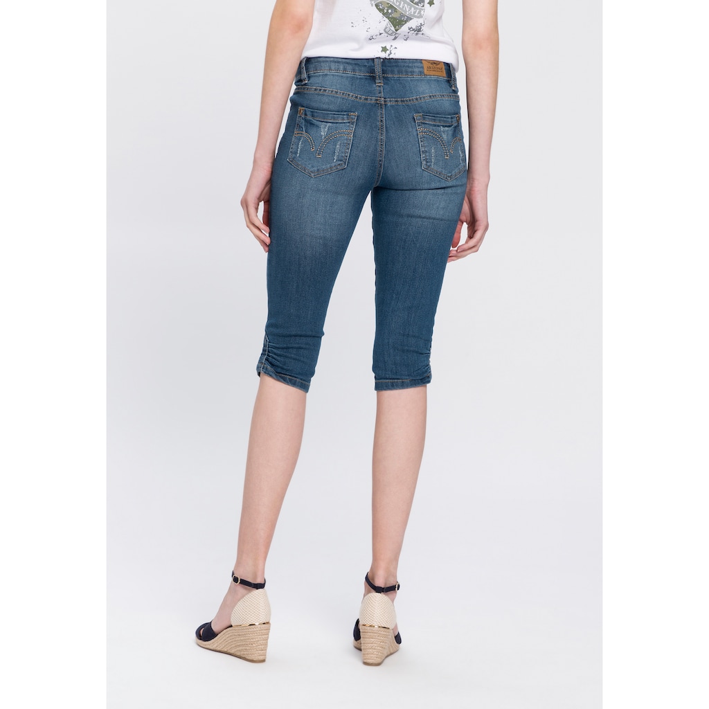 Arizona Caprijeans, Mid Waist