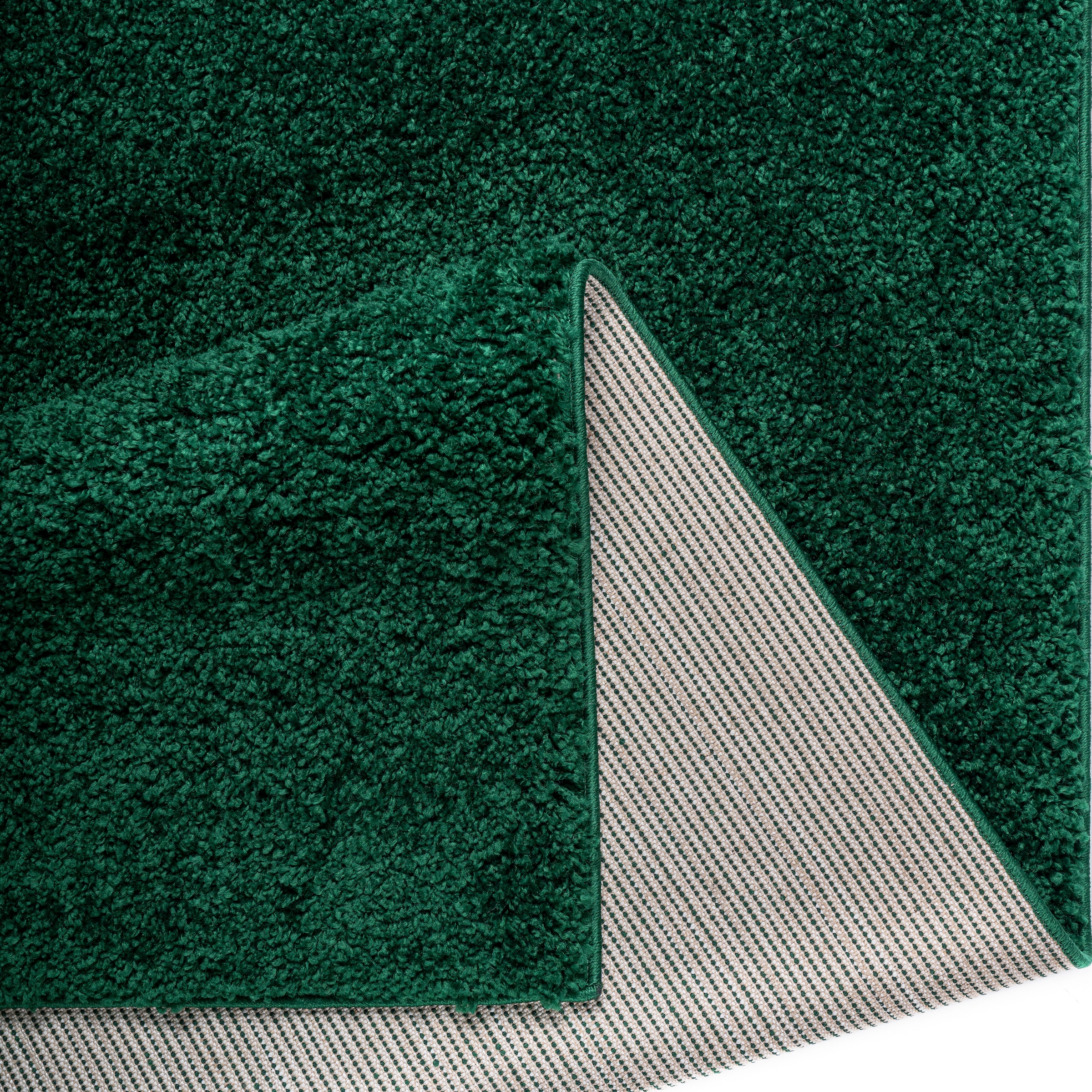 Home affaire Hochflor-Teppich »Viva«, rechteckig, 45 mm Höhe, Uni Farben, einfarbig, besonders weich und kuschelig