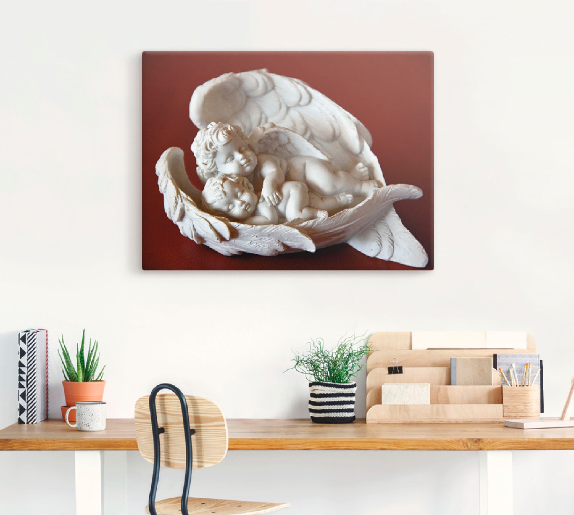 Artland Leinwandbild »Engel« Religion 1 Stk. tlg. auf Holzrahmen gespannt