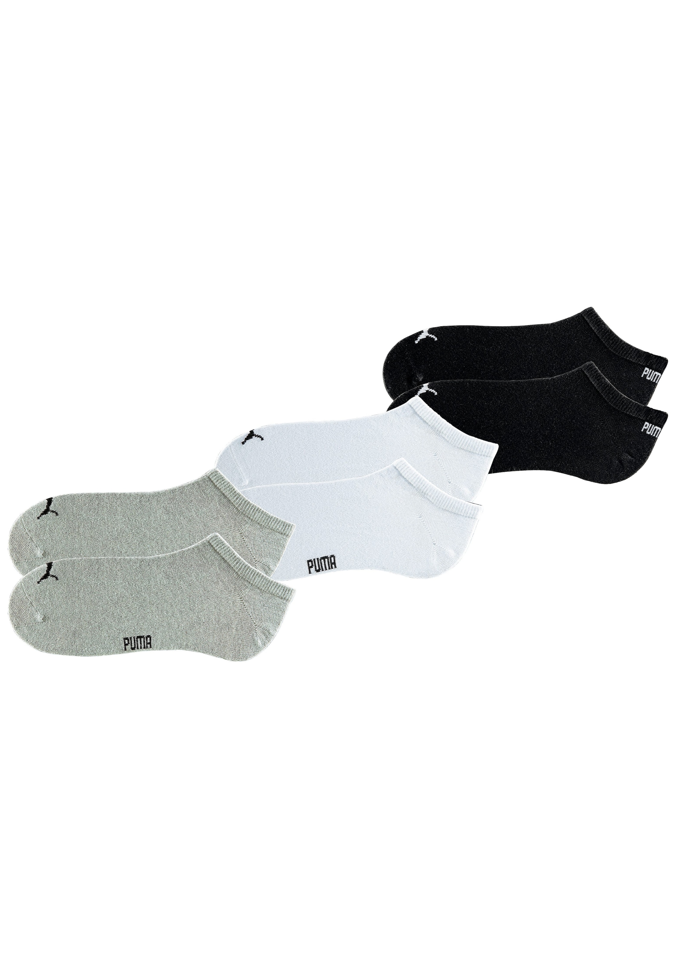 PUMA Sneakersocken, (6 Paar), klassischer Form ♕ in bei