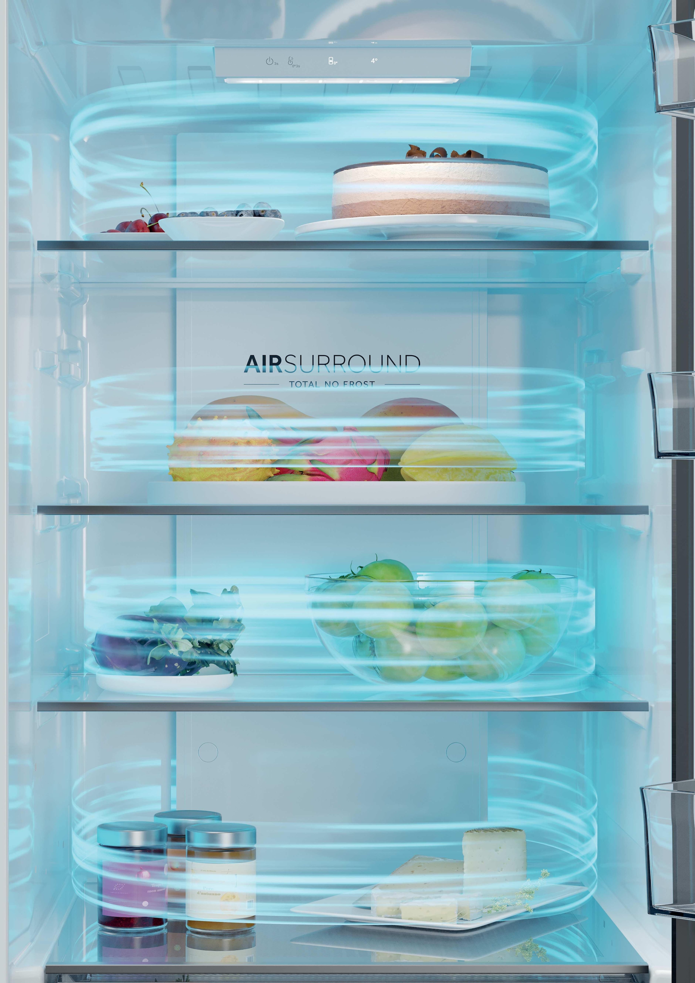 Haier Kühl-/Gefrierkombination »HDPR1618ANPD« 185 cm hoch 59,5 cm breit Energieeffizienzklasse A (Skala A bis G)