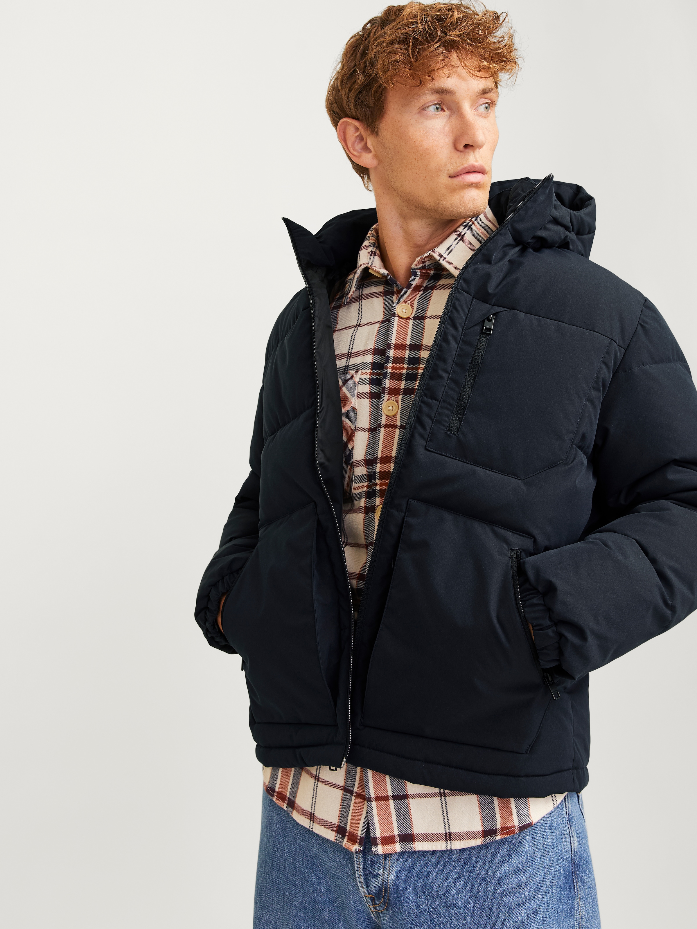 Jack & Jones Steppjacke »JJEOTTO PUFFER JACKET SN«, mit Kapuze