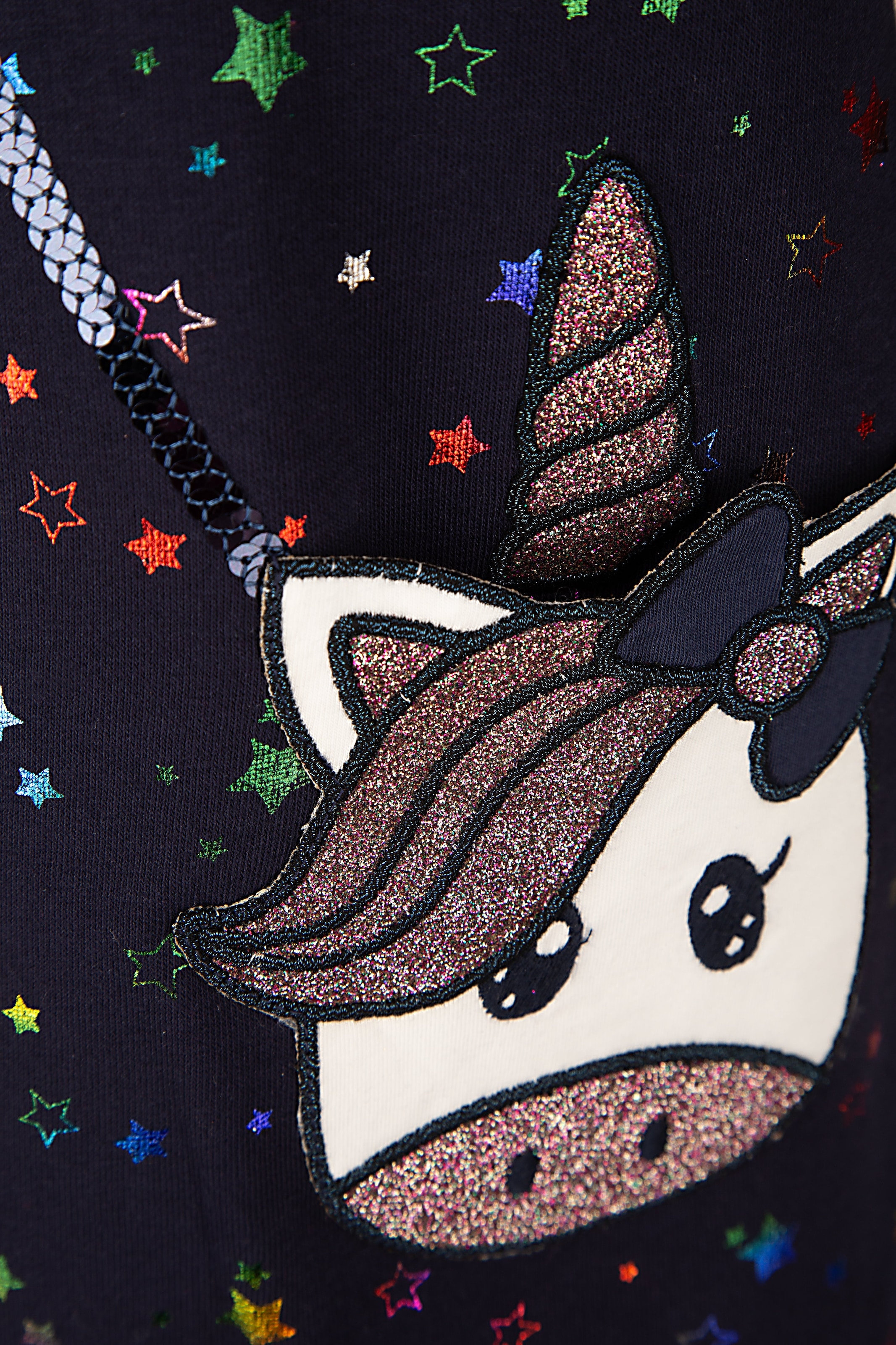 happy girls Strickkleid mit tollem Einhorn-Motiv