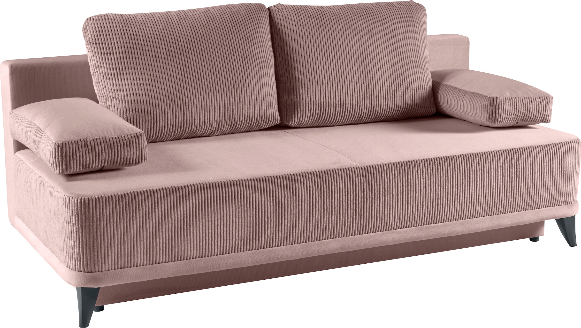 WERK2 Schlafsofa »Rosso«, 2-Sitzer Sofa Rechnung mit kaufen und Schlafcouch auf Federkern Bettkasten 