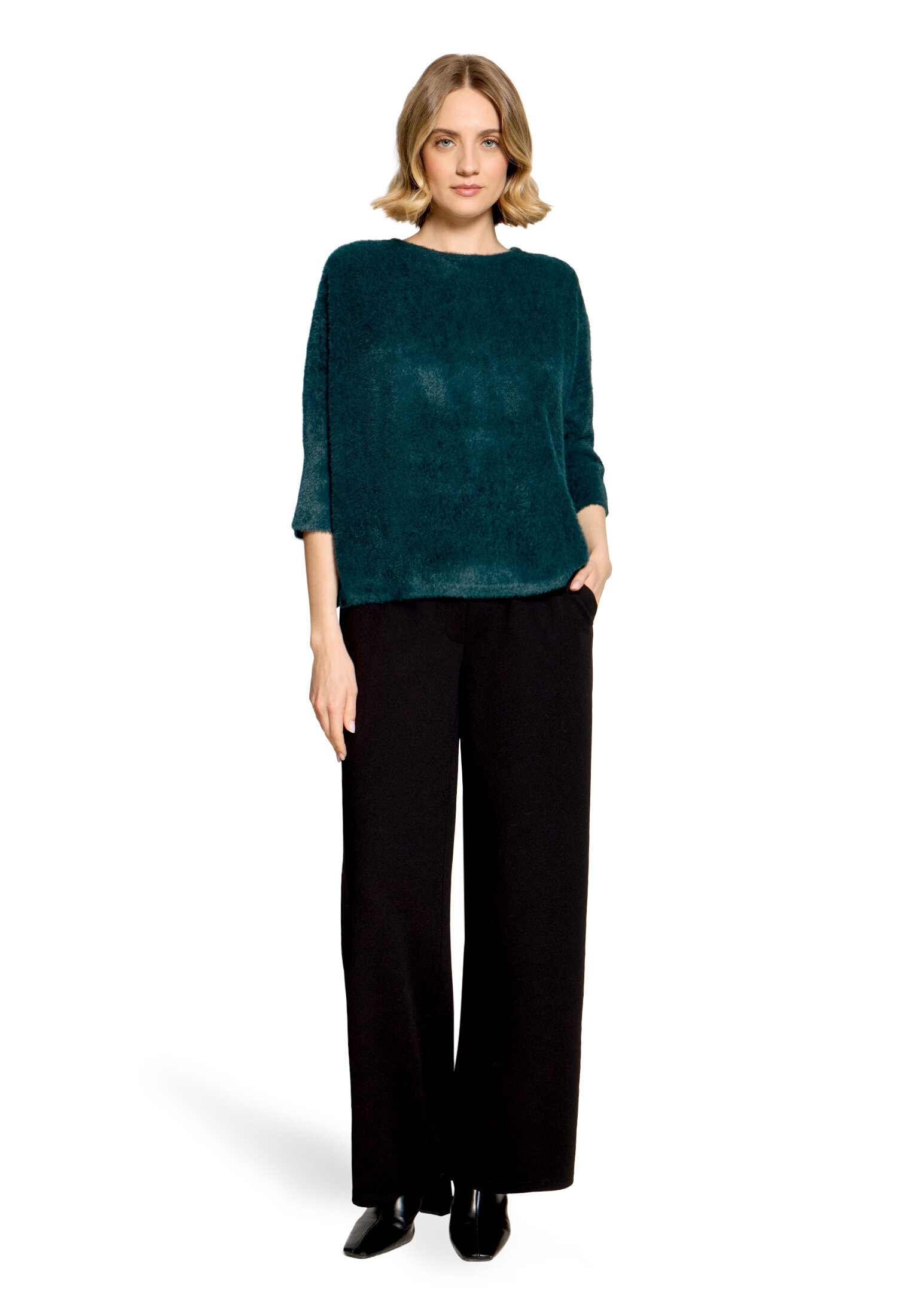 Betty Barclay Rundhalspullover »Basic-Pullover mit U-Boot-Ausschnitt«