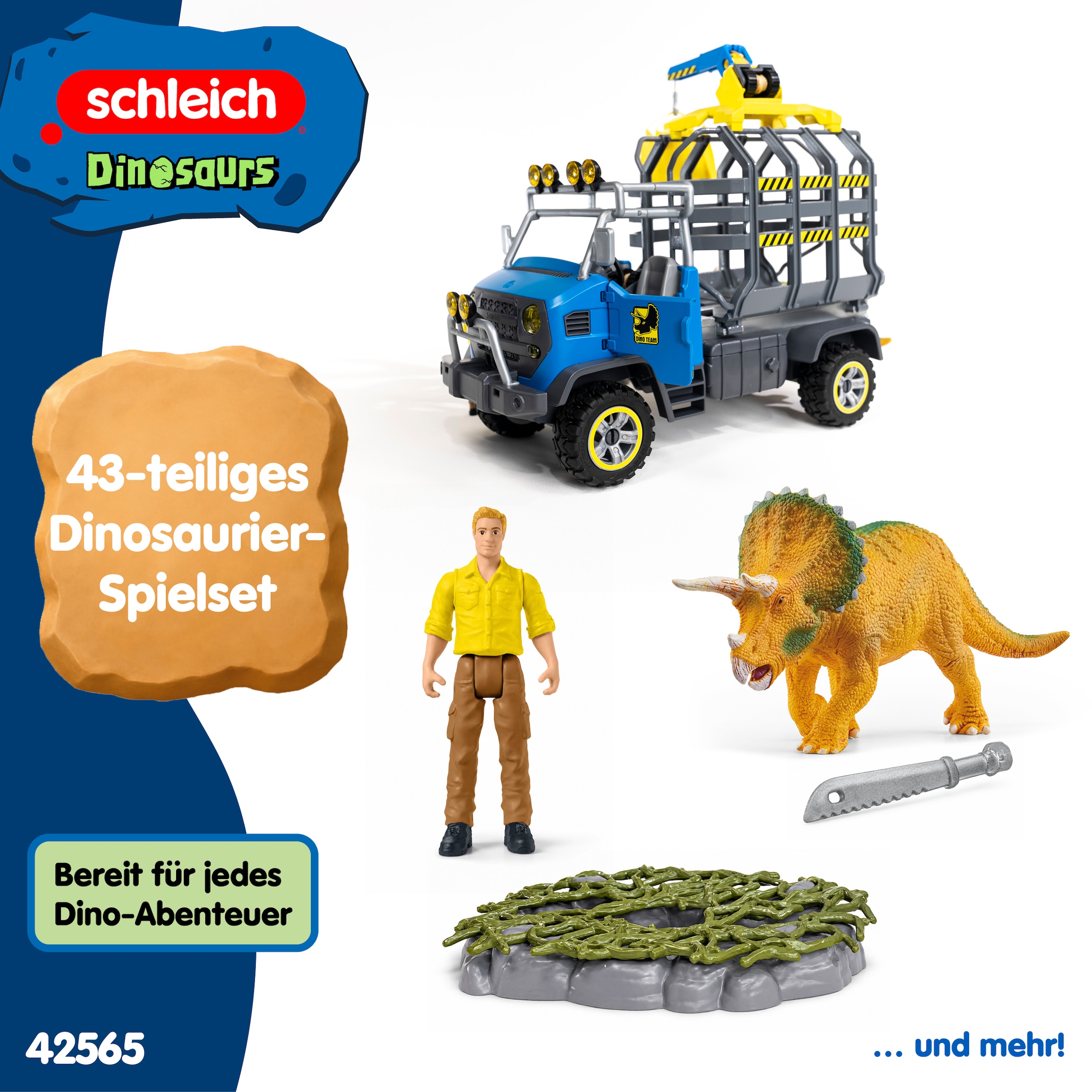 Schleich® Spielwelt »DINOSAURS, Dinosaurier Truck Mission (42565)«
