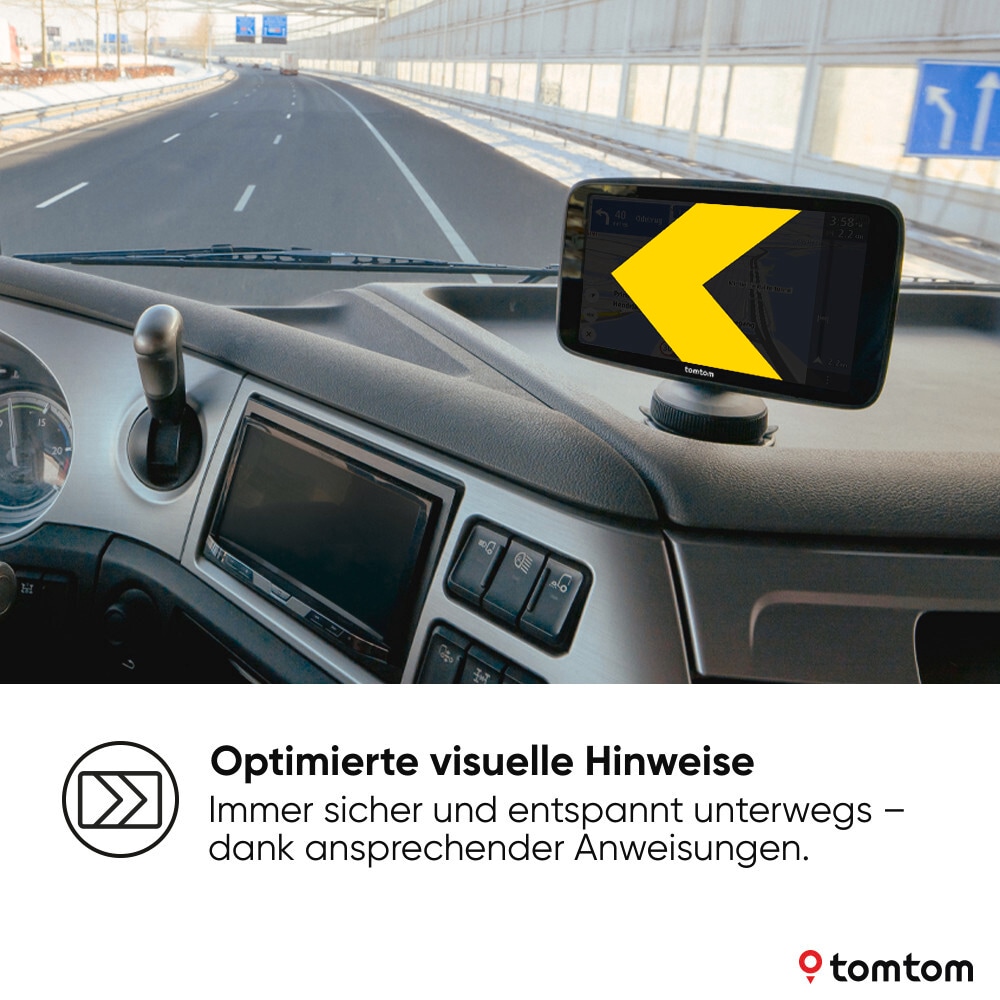 TomTom LKW-Navigationsgerät »GO Expert Plus EU 6«, (Weltweit)
