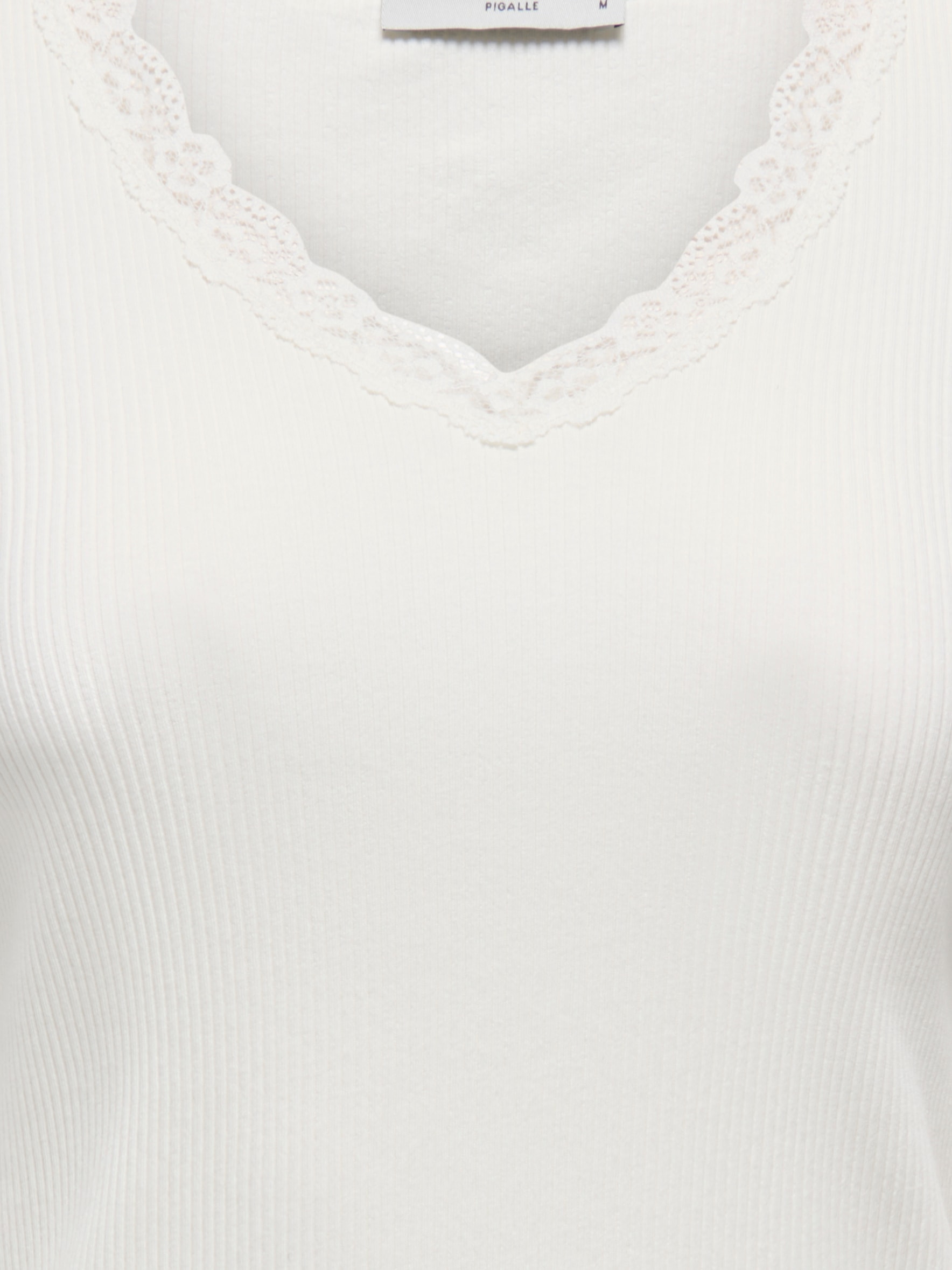 ONLY V-Shirt »ONLSARA SHARAI L/S V-NECK TOP JRS« Baumwollmischung, slim fit