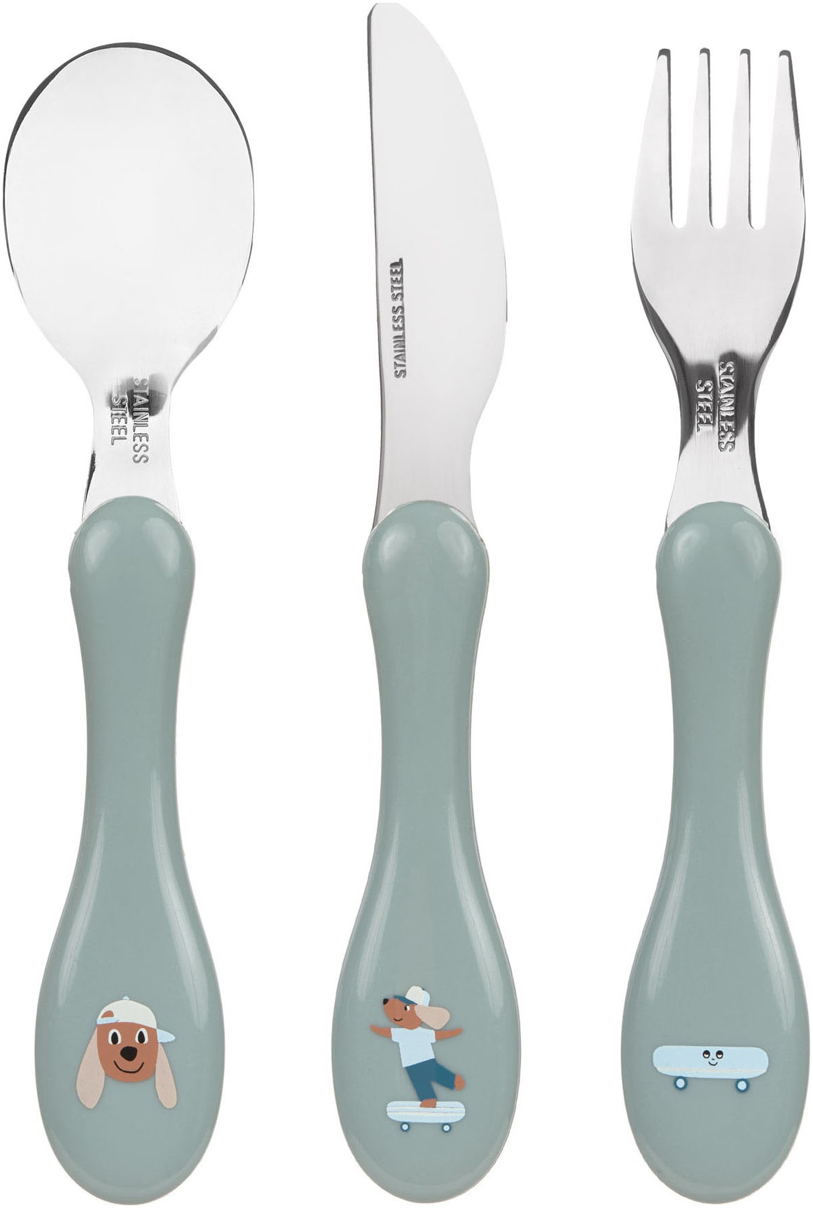 LÄSSIG Kinderbesteck »Tiny Team Dog«