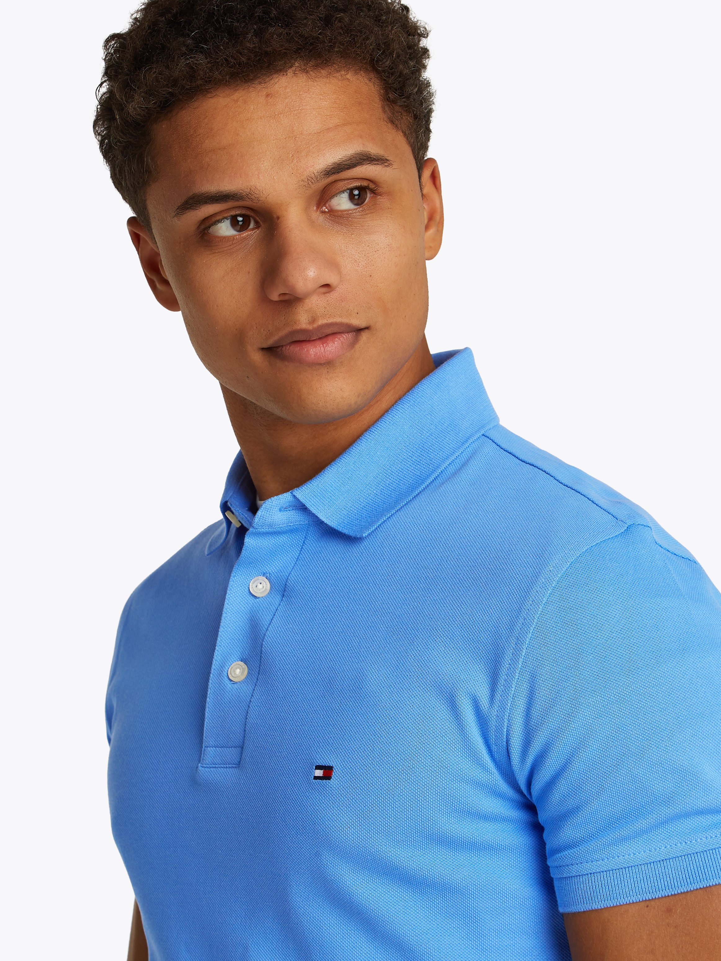 Tommy Hilfiger Poloshirt »1985 SLIM POLO«, hochwertige Baumwoll-Piqué-Qualität