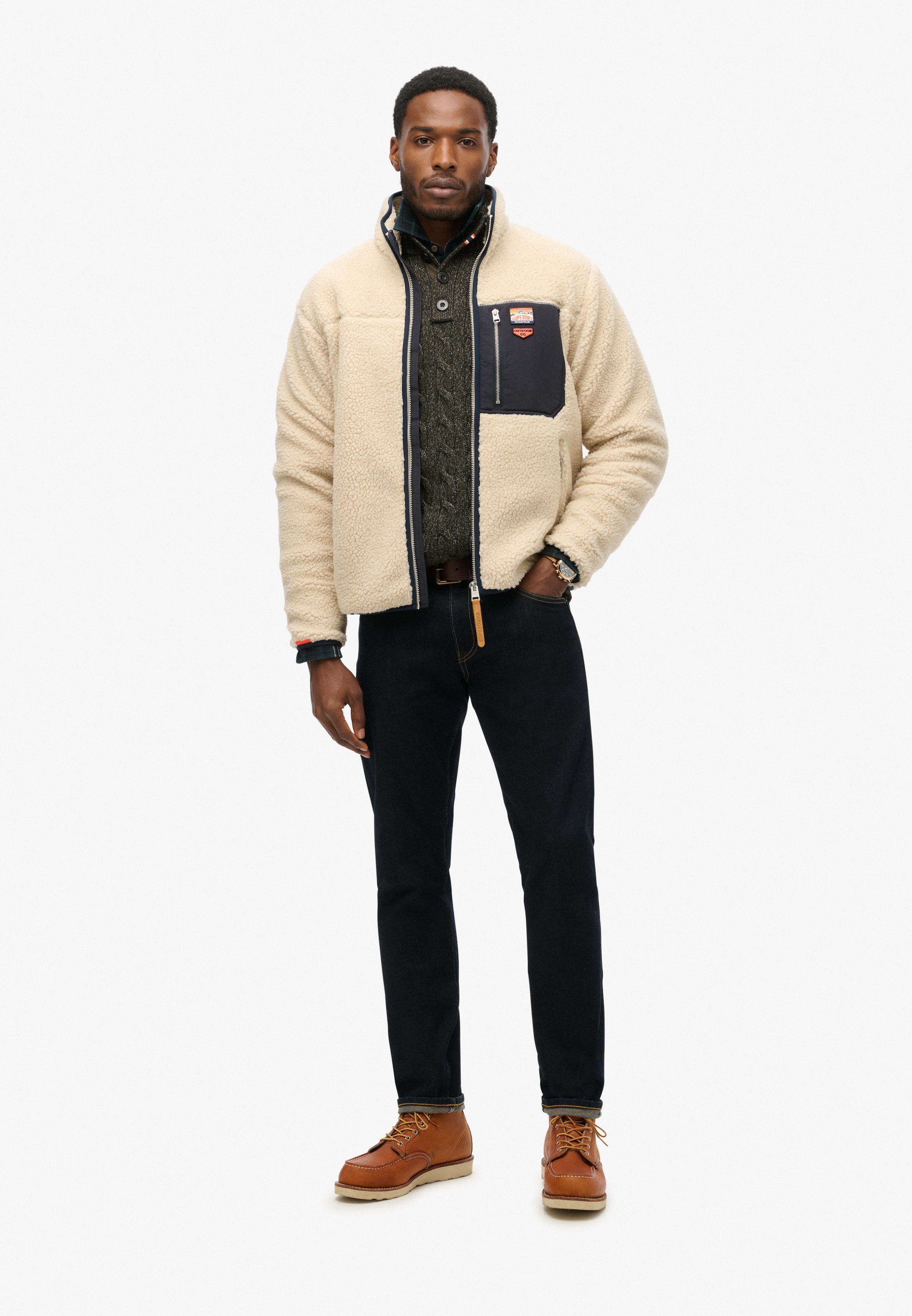 Superdry Kapuzensweatjacke »VINTAGE RETRO FULL ZIP FLEECE«