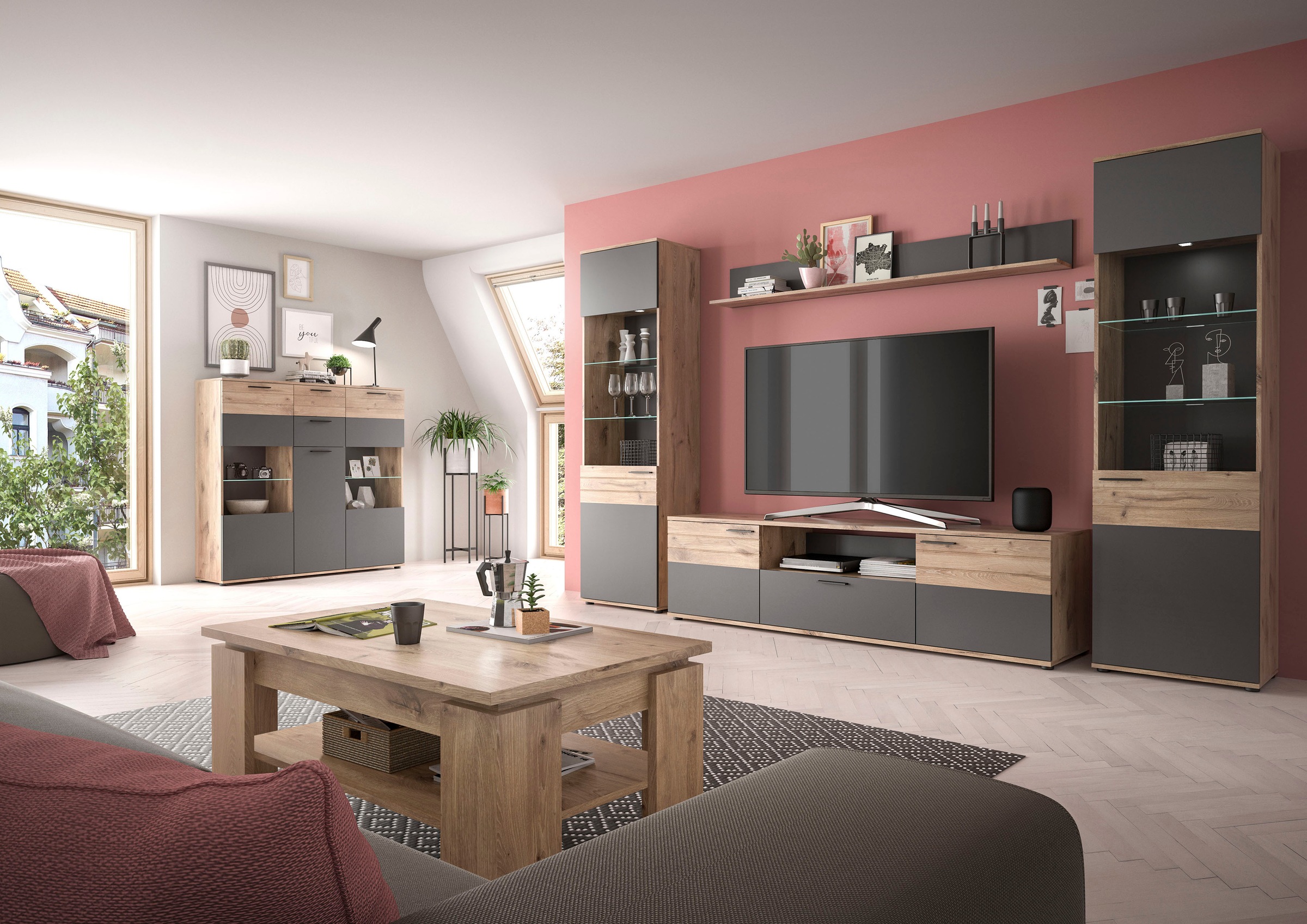 INOSIGN Highboard »Riga«, Breite 40 cm