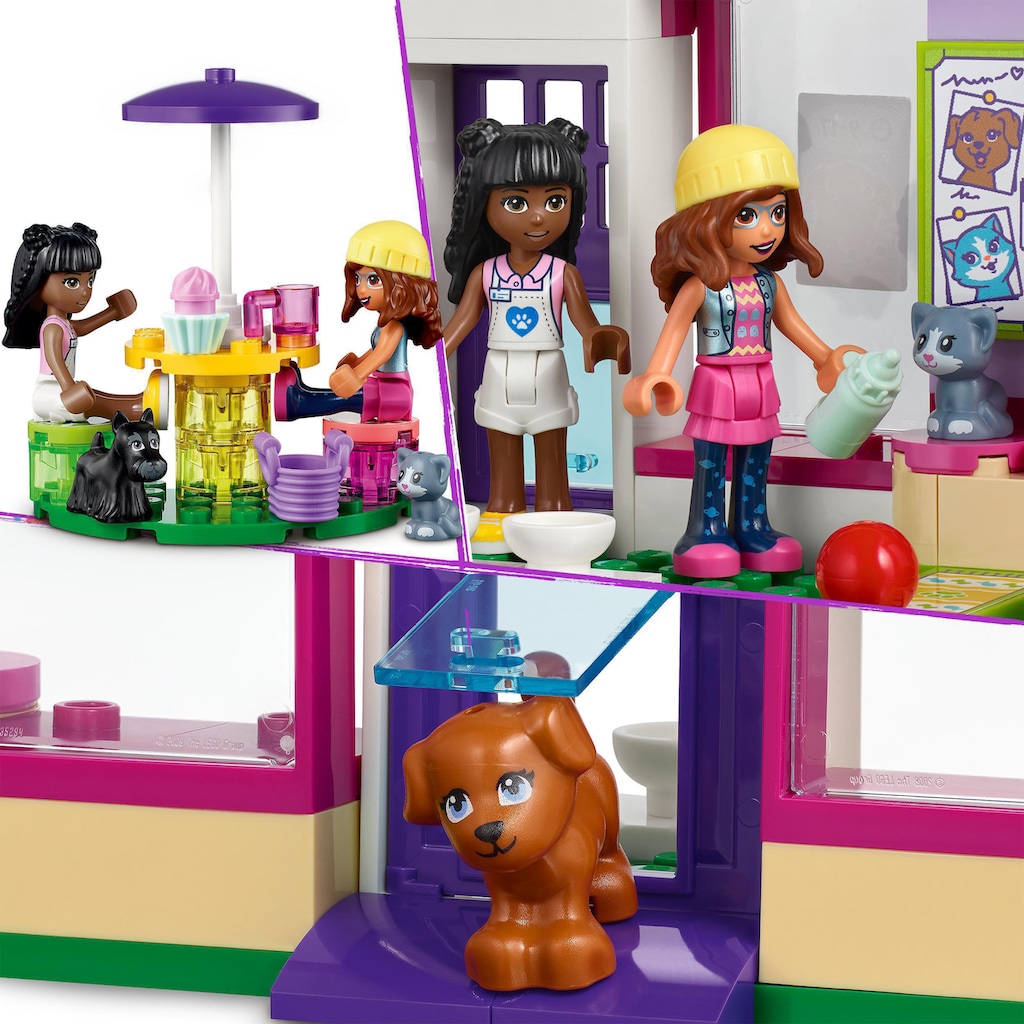 LEGO® Konstruktionsspielsteine »Tieradoptionscafé (41699), LEGO® Friends«, (292 St.)