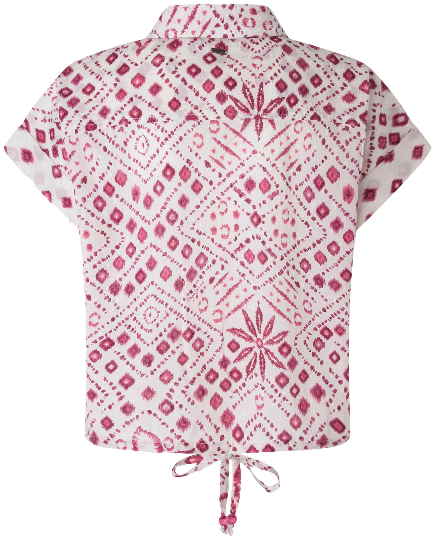Pepe Jeans Kurzarmbluse »DULCE«, in kastiger Form mit Alloverprint